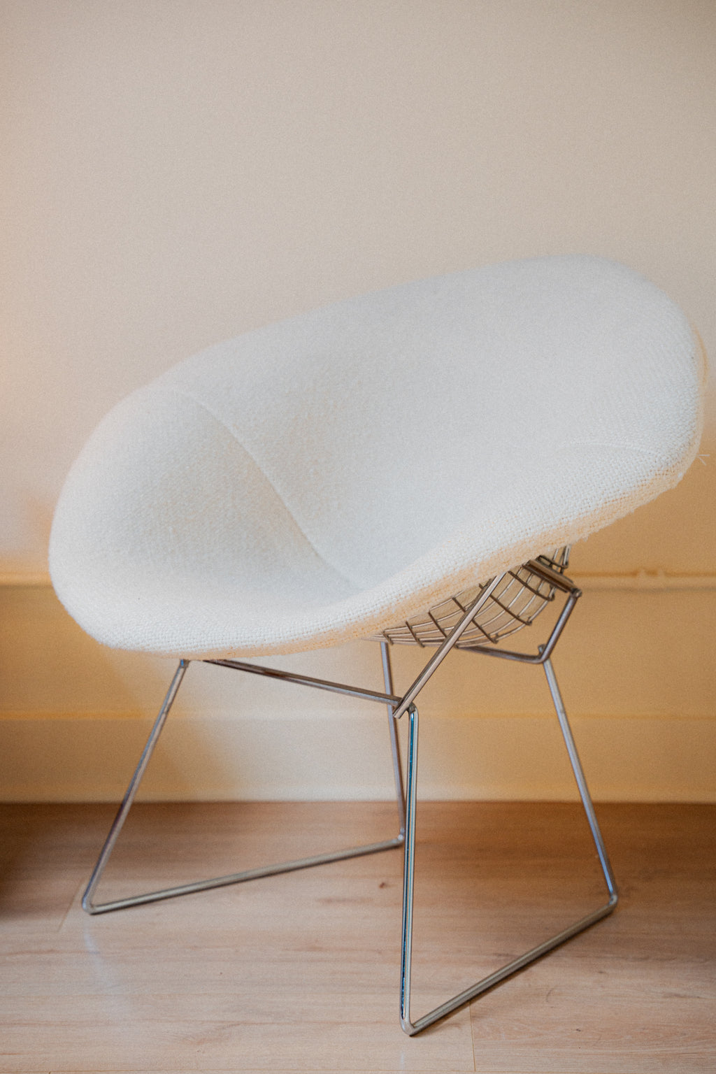 Vintage Knoll Bertoia Diamond Chair w/ Original Cover