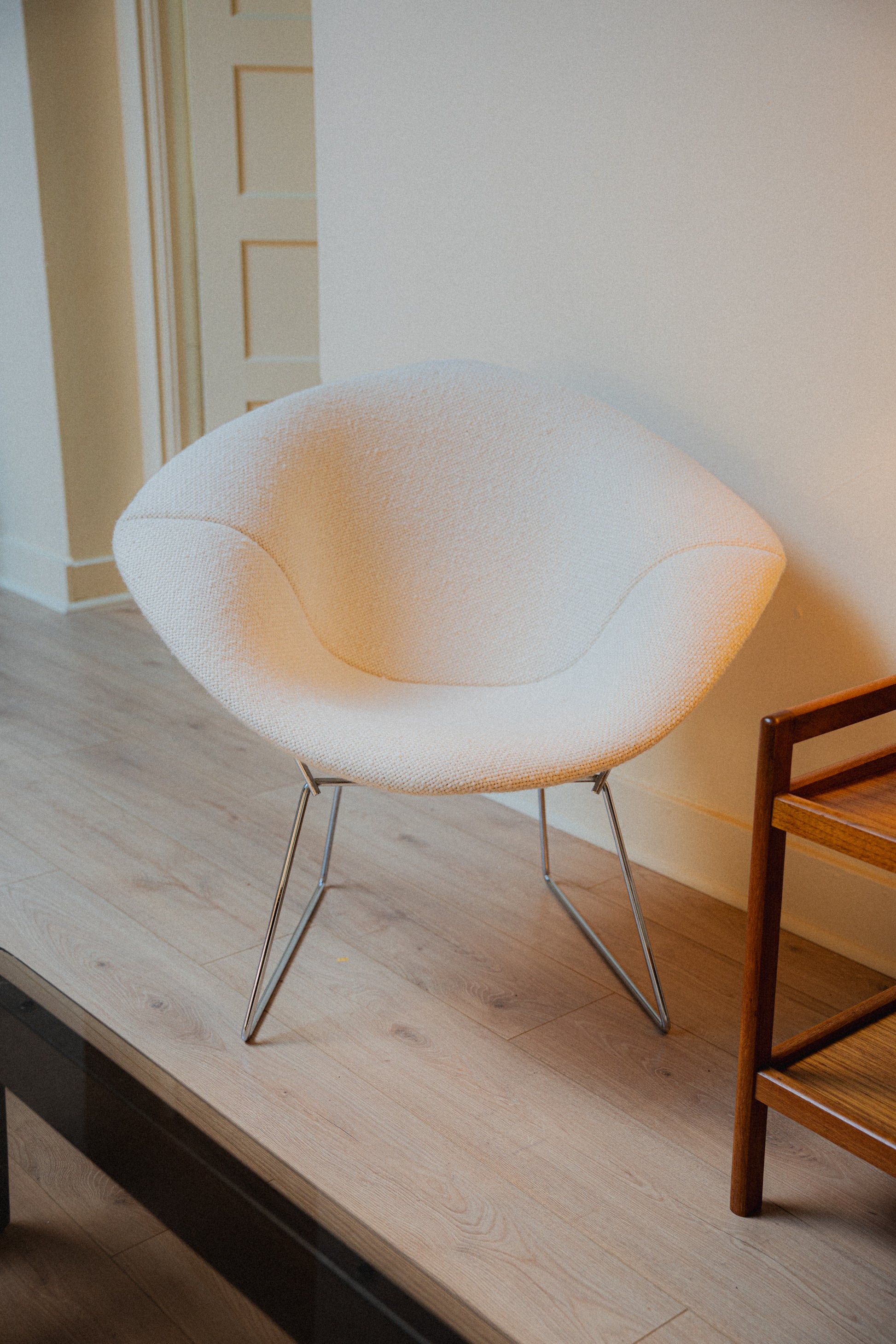 Vintage Knoll Bertoia Diamond Chair w/ Original Cover
