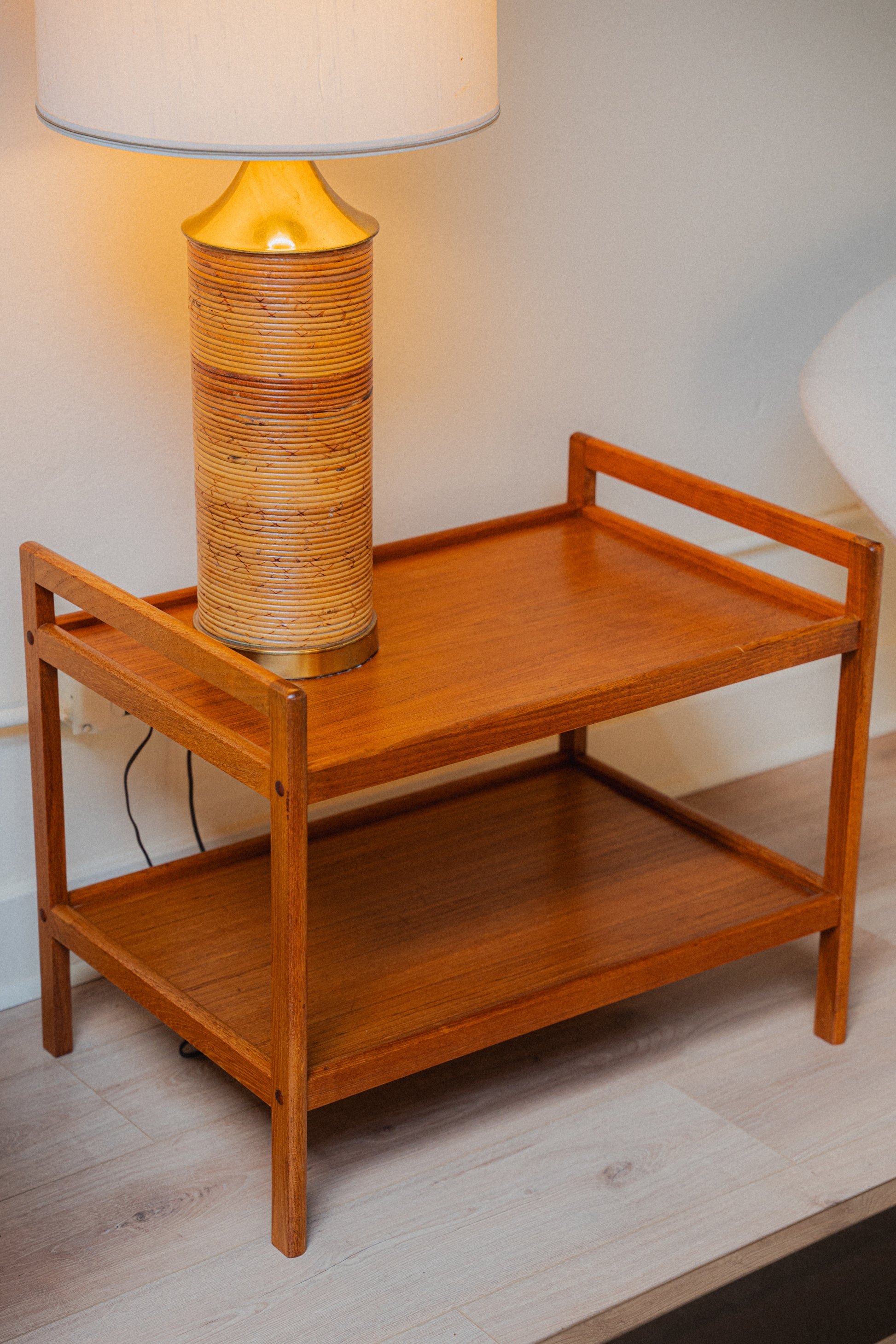 Danish Teak Bar Cart