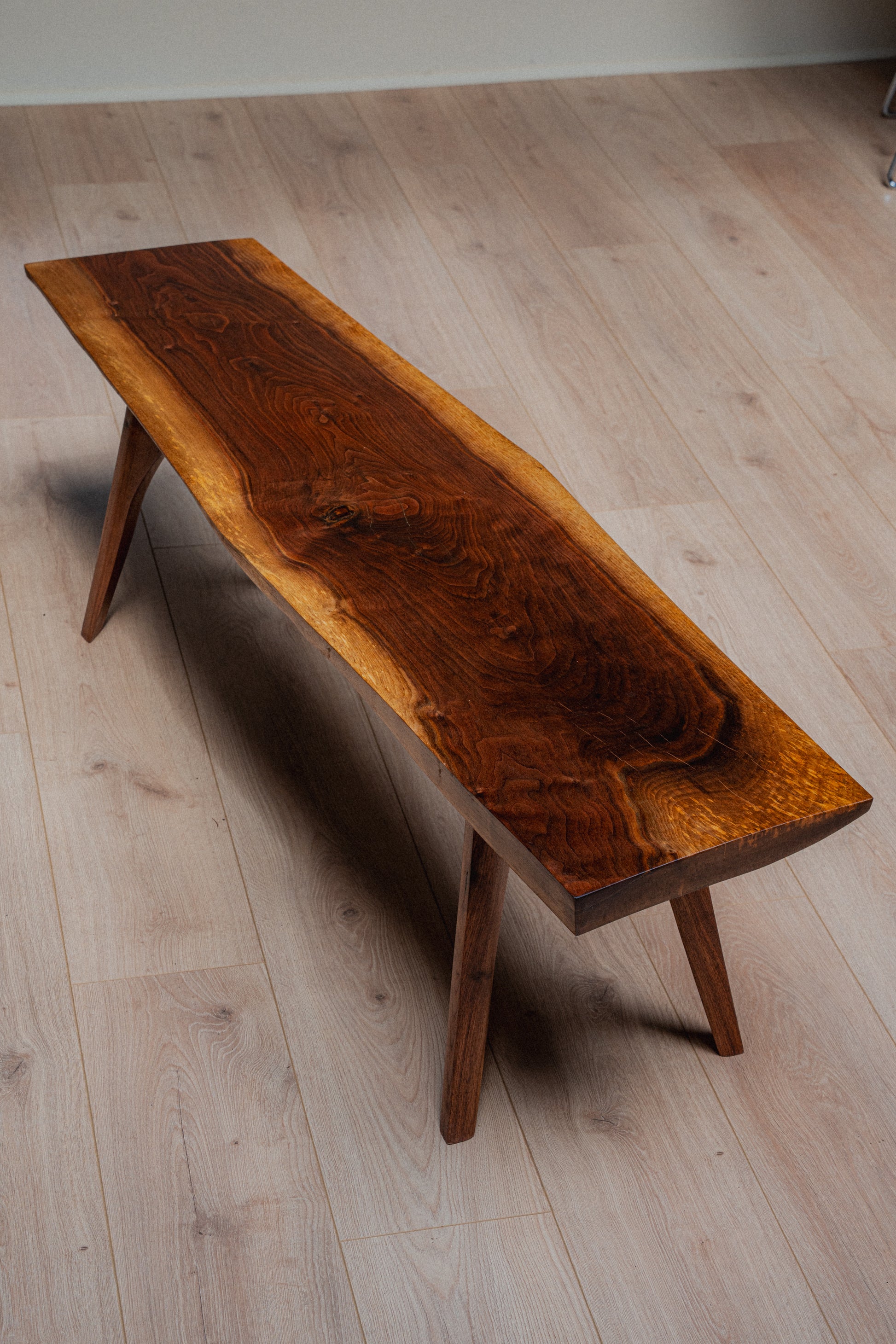 Solid Walnut Live-Edge Coffee Table