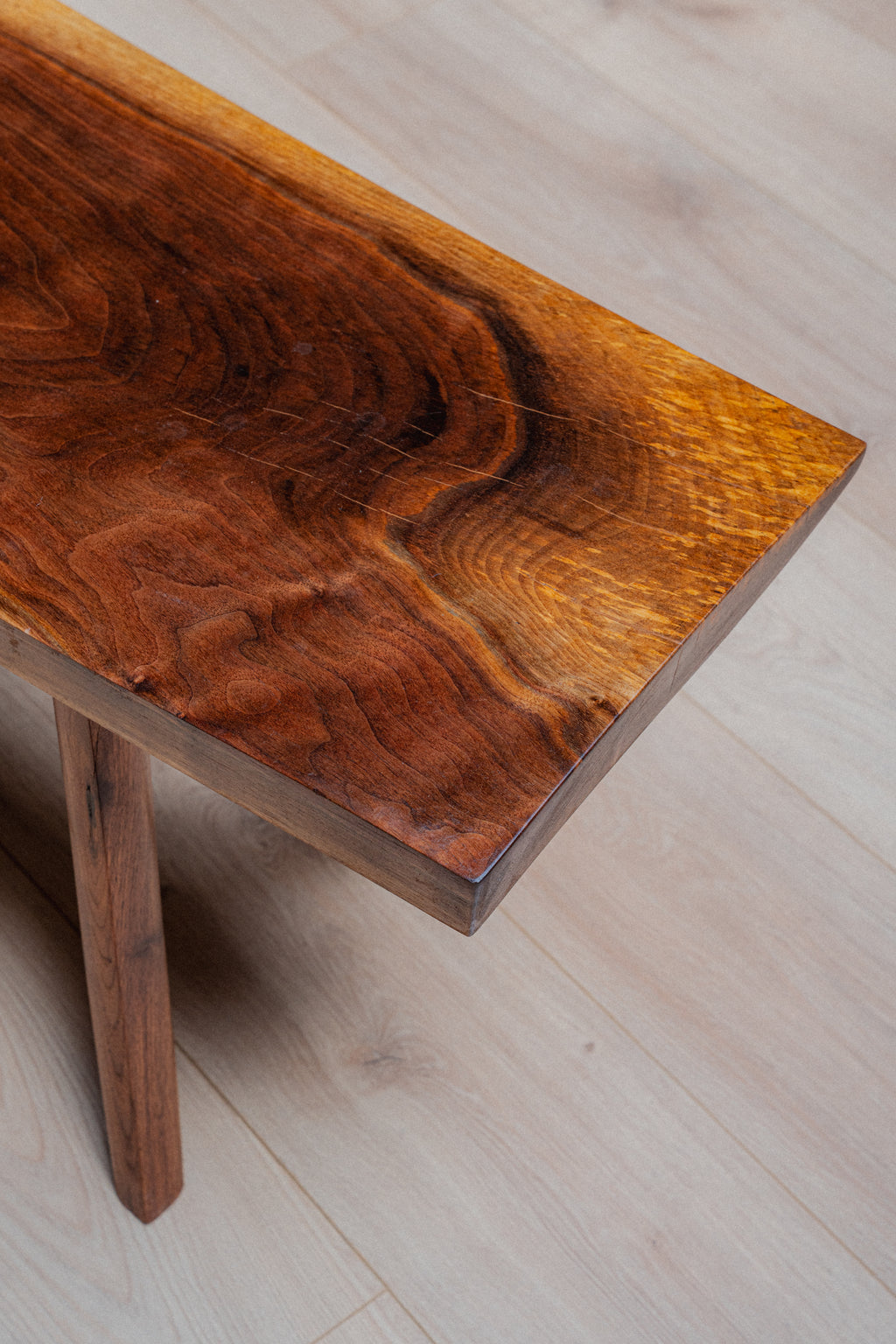 Solid Walnut Live-Edge Coffee Table