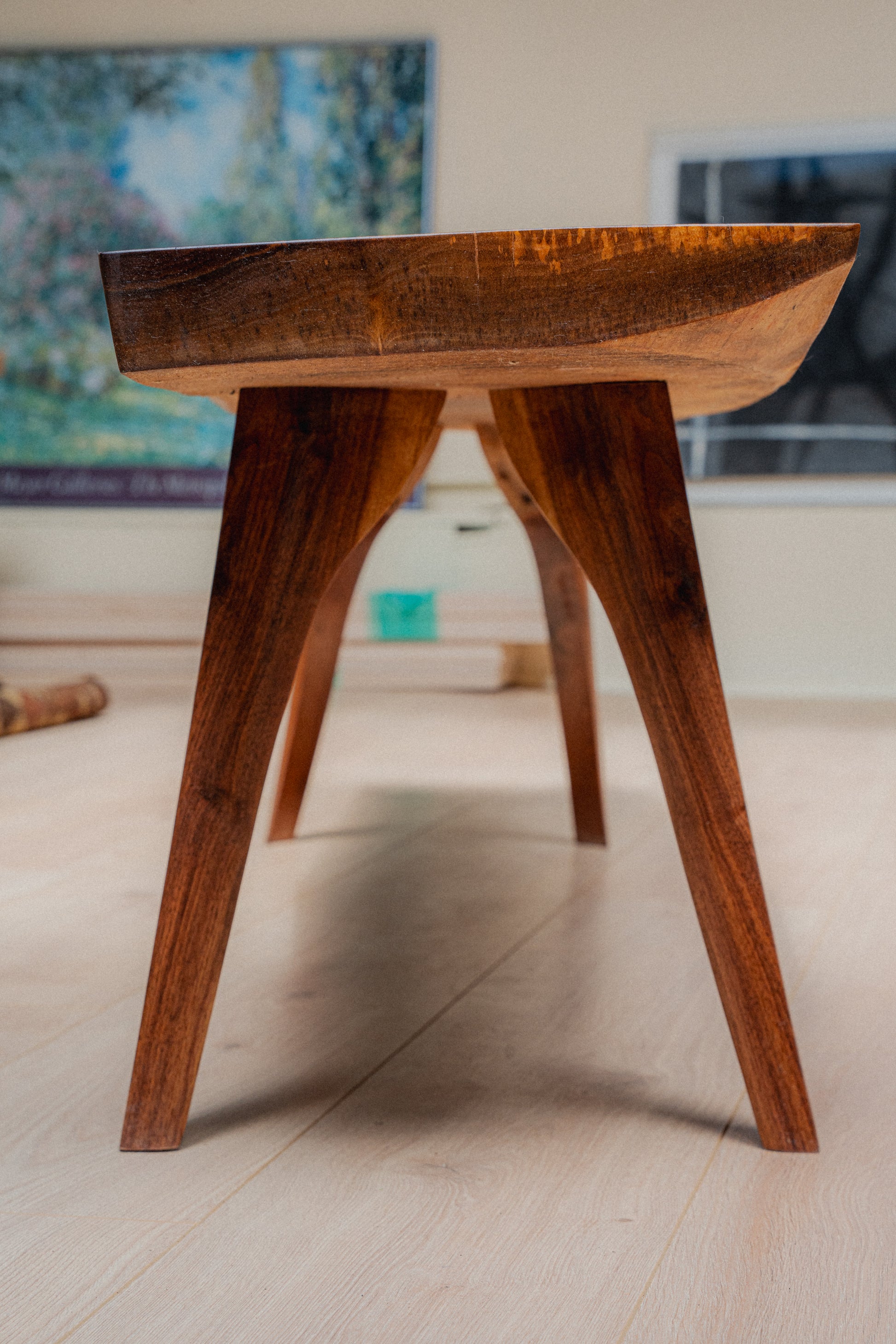 Solid Walnut Live-Edge Coffee Table