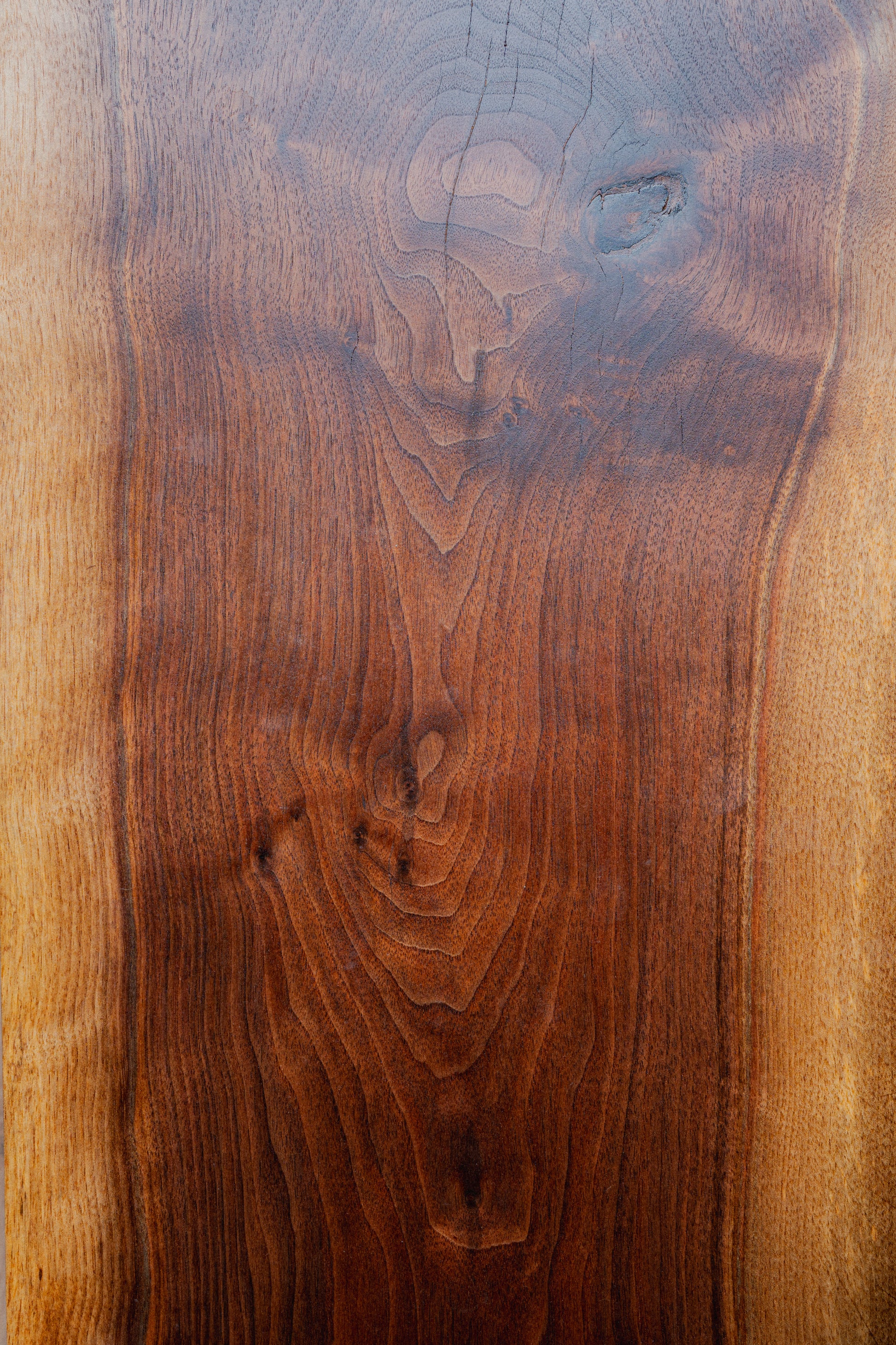 Solid Walnut Live-Edge Coffee Table
