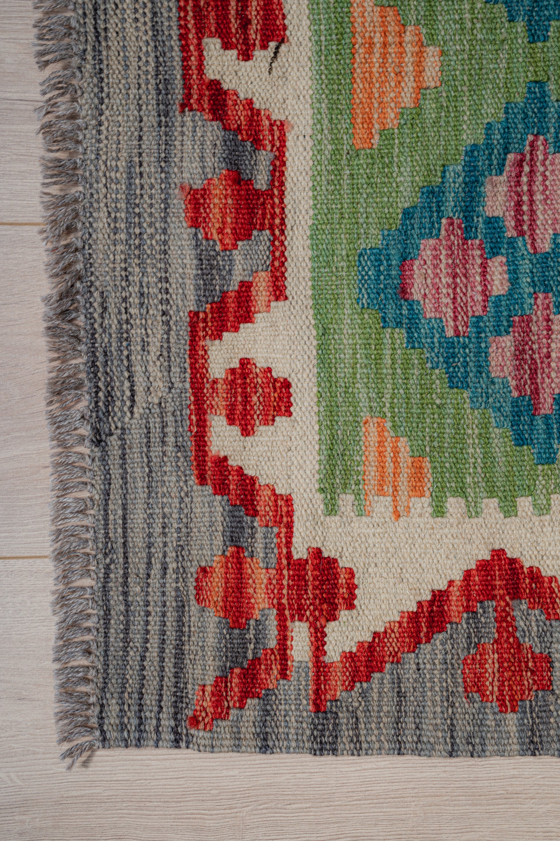 Maimana Afghan Kilim - 4'2 x 2'8