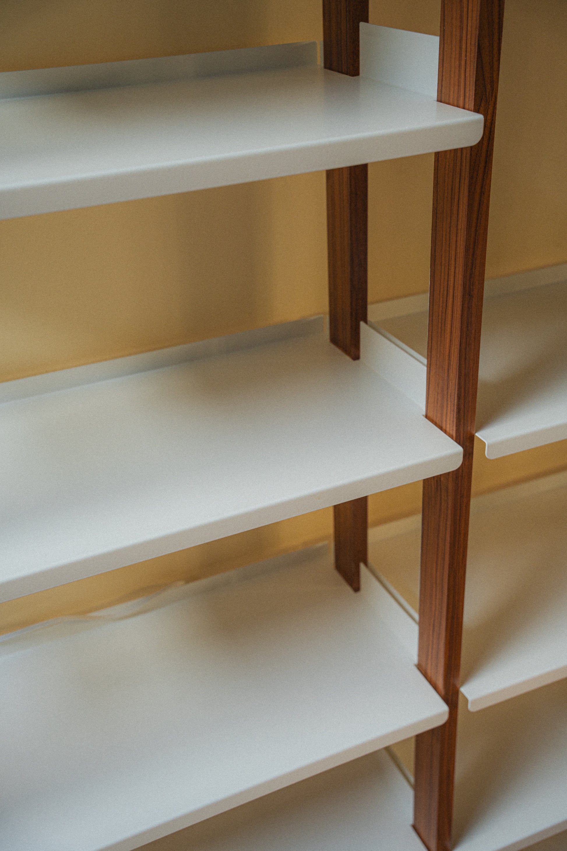 Floyd Walnut Double Shelving Unit