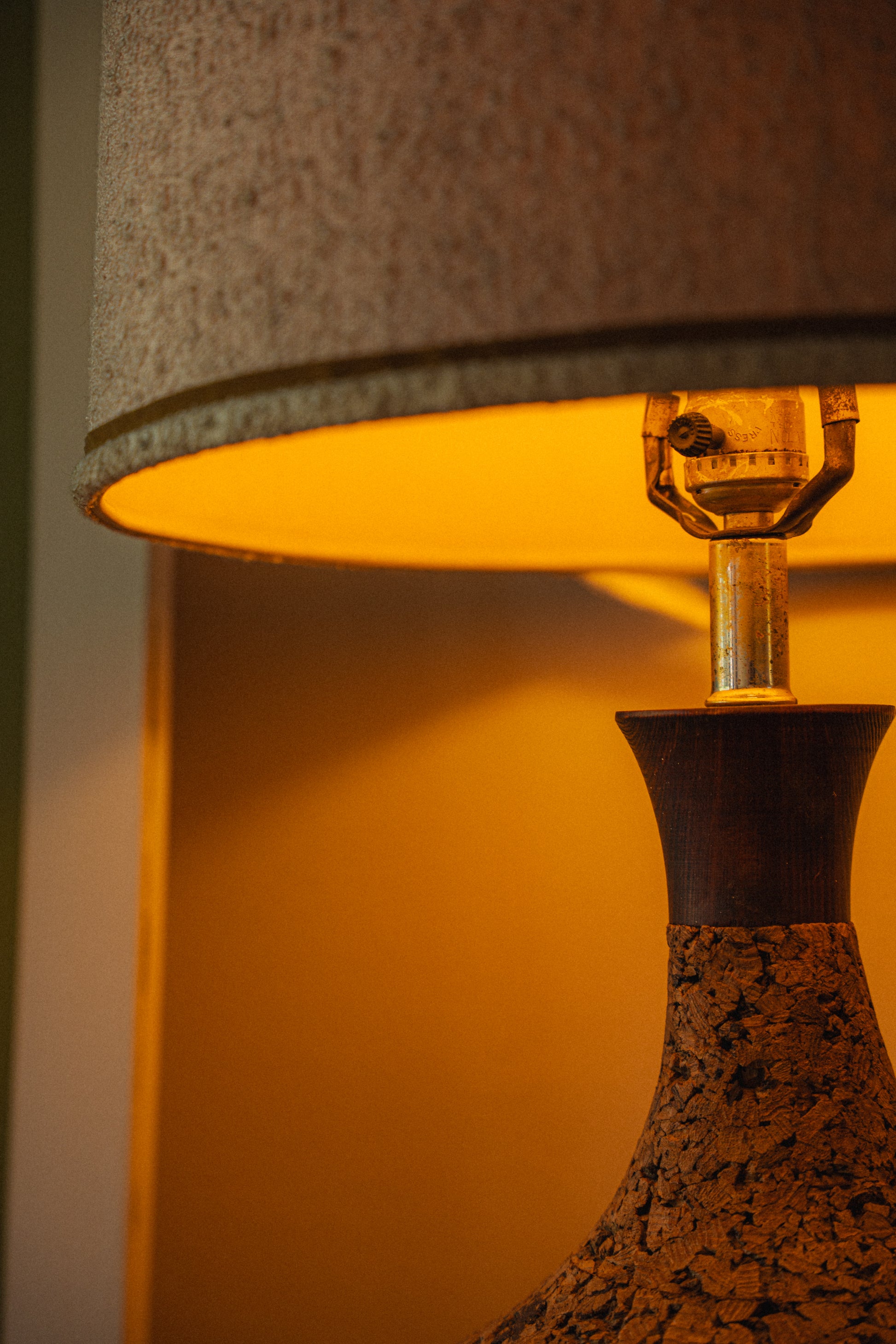 MCM Cork Lamp