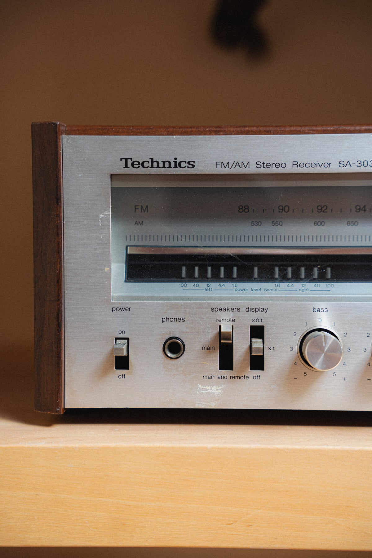 1970's Technics AM/FM Stereo Reciever, Model SA-303