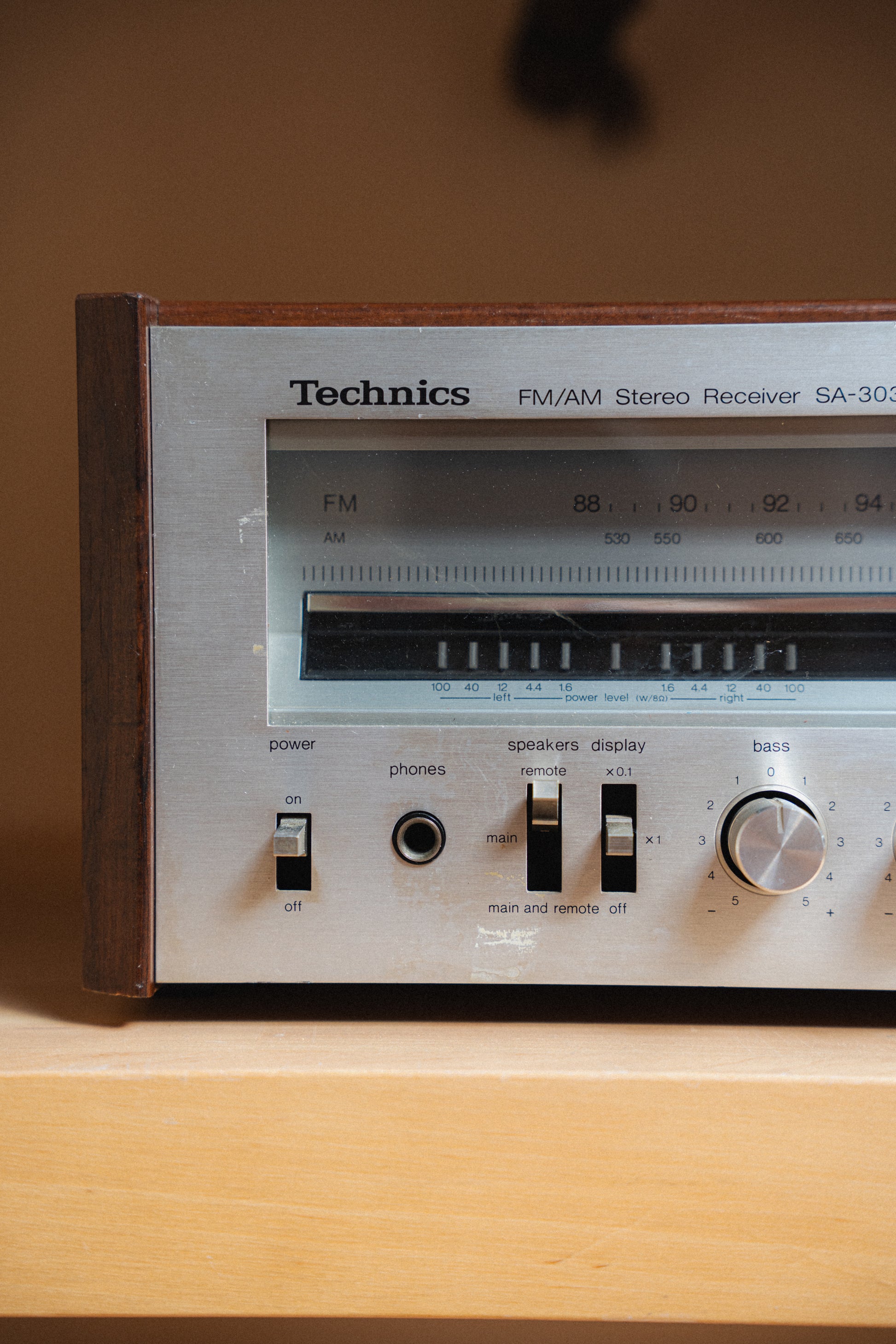 1970's Technics AM/FM Stereo Reciever, Model SA-303