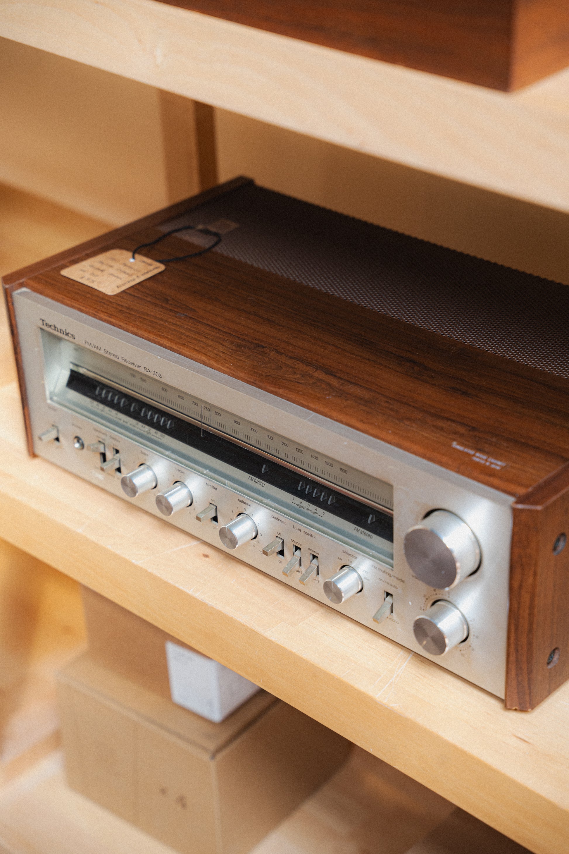 1970's Technics AM/FM Stereo Reciever, Model SA-303