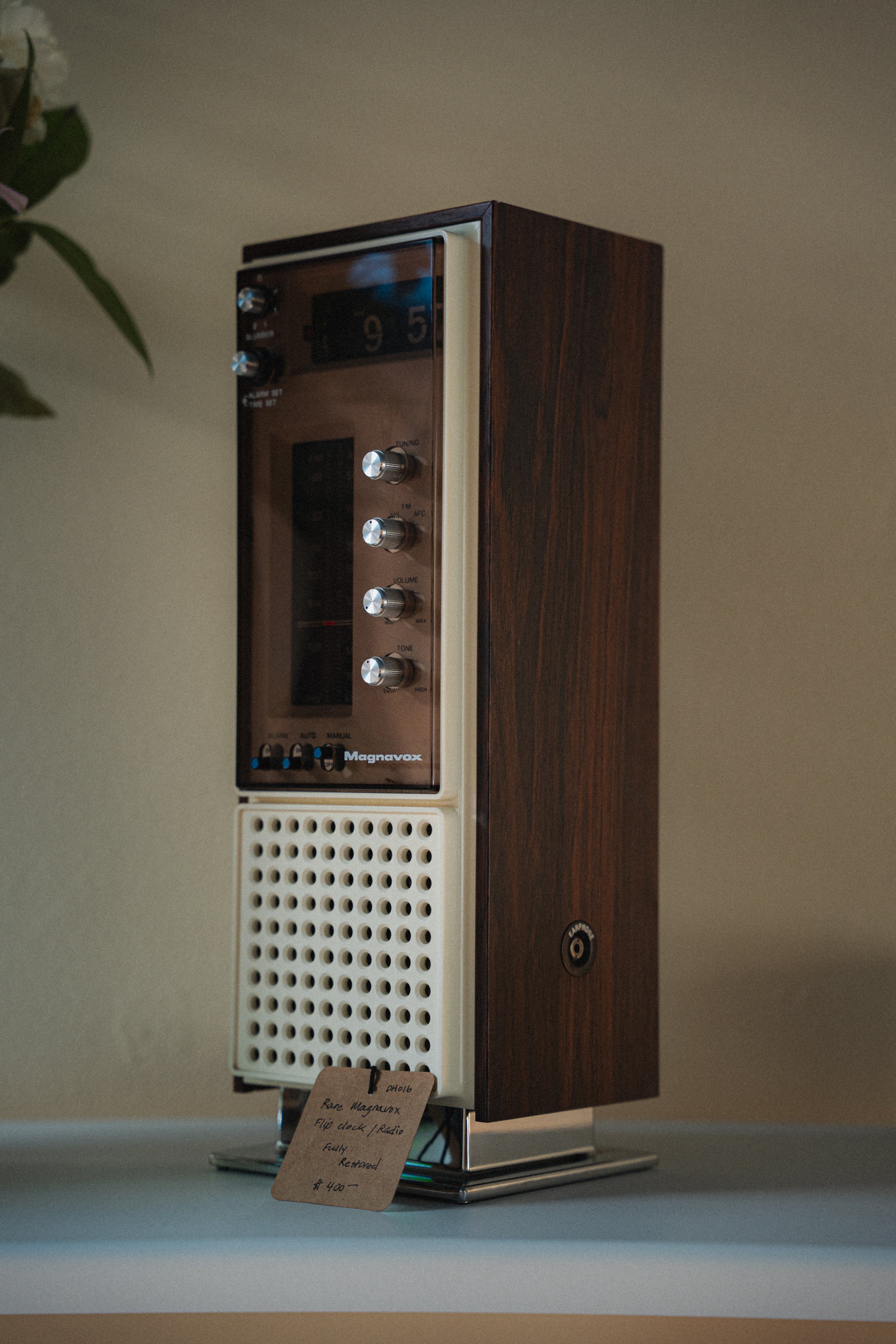 Rare Magnavox Flip Clock Radio, Model 1R1784 - Fully Restored