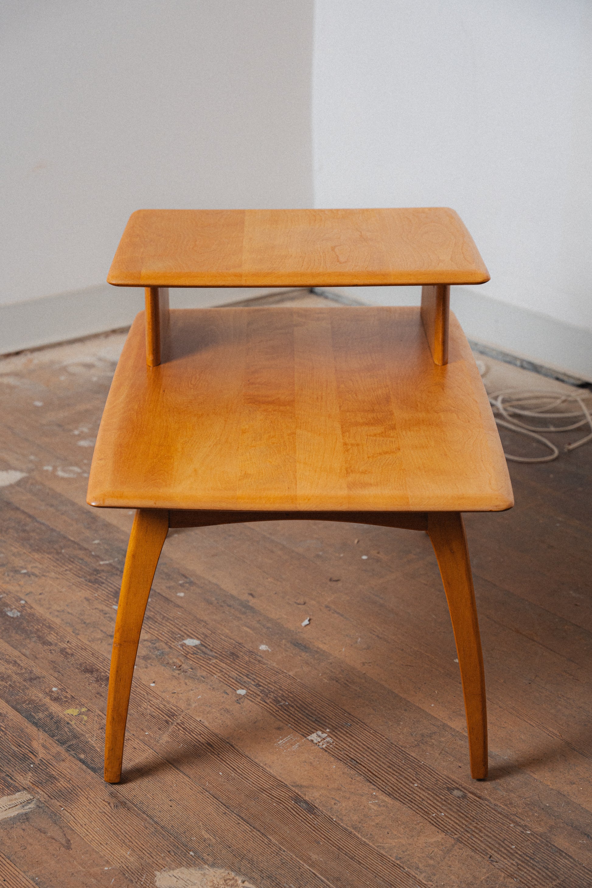 Pair of Restored Tiered Side Tables by Heywood-Wakefield
