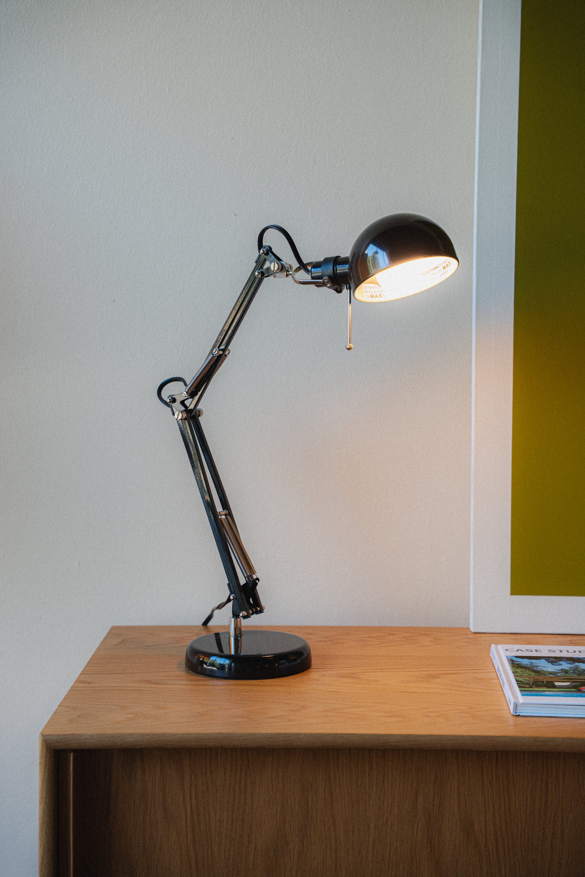 IKEA FORSÅ A0501 Black Desk Table Lamp