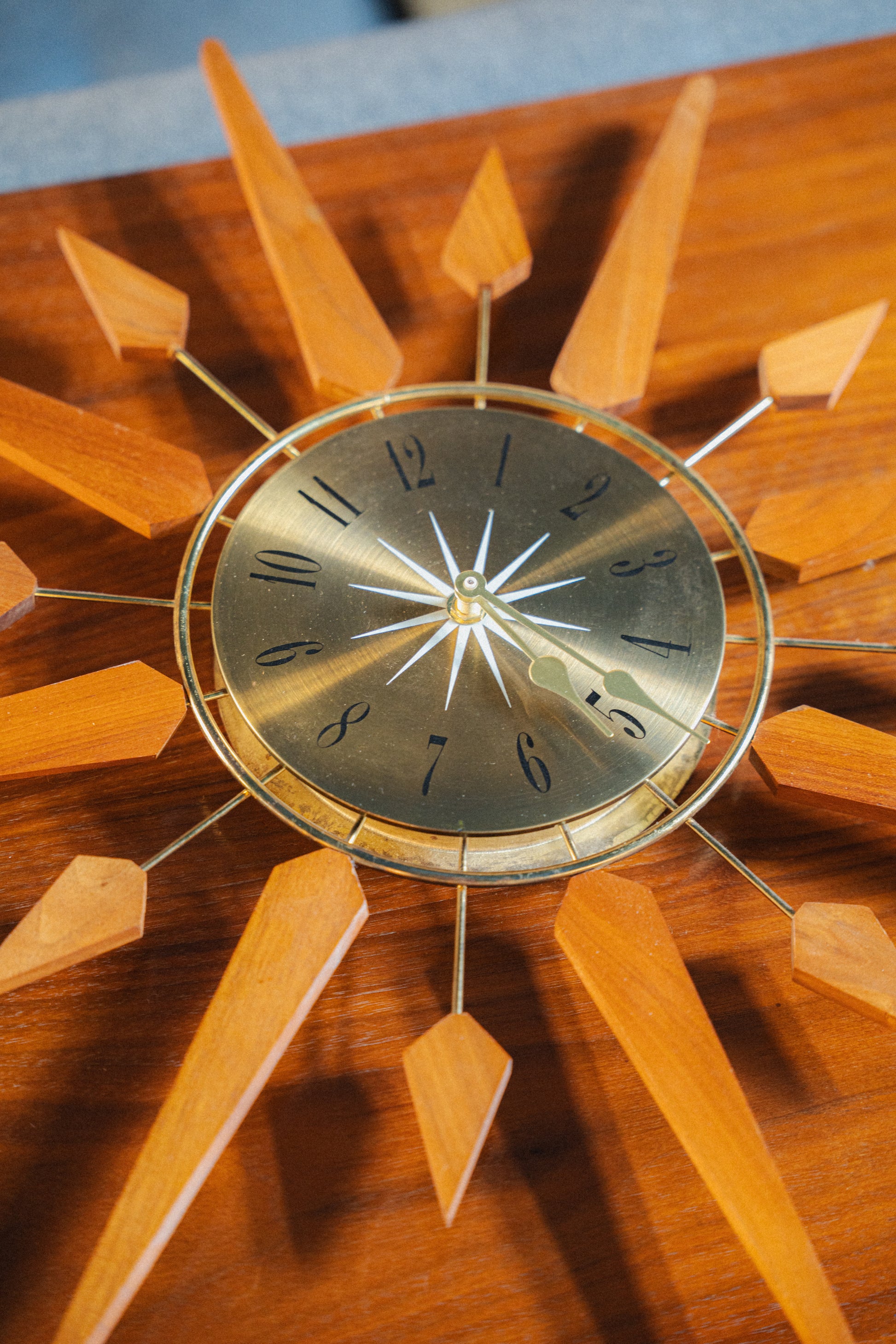 Restored Starburst Clock by General Time Corp.