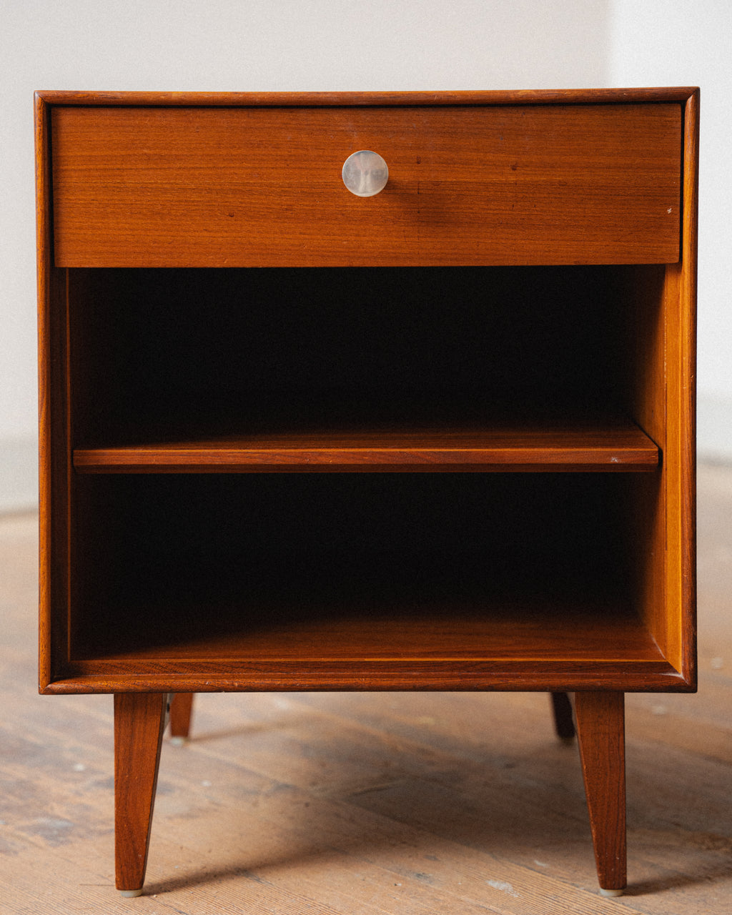 1954 Pair of George Nelson Thin Edge Bedside Tables for Herman Miler