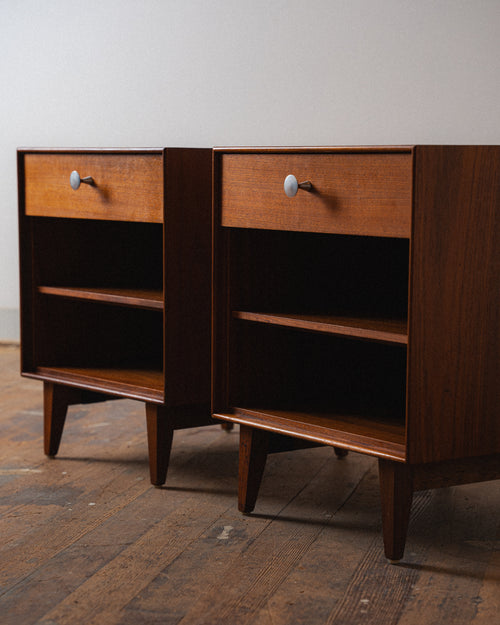 1954 Pair of George Nelson Thin Edge Bedside Tables for Herman Miller