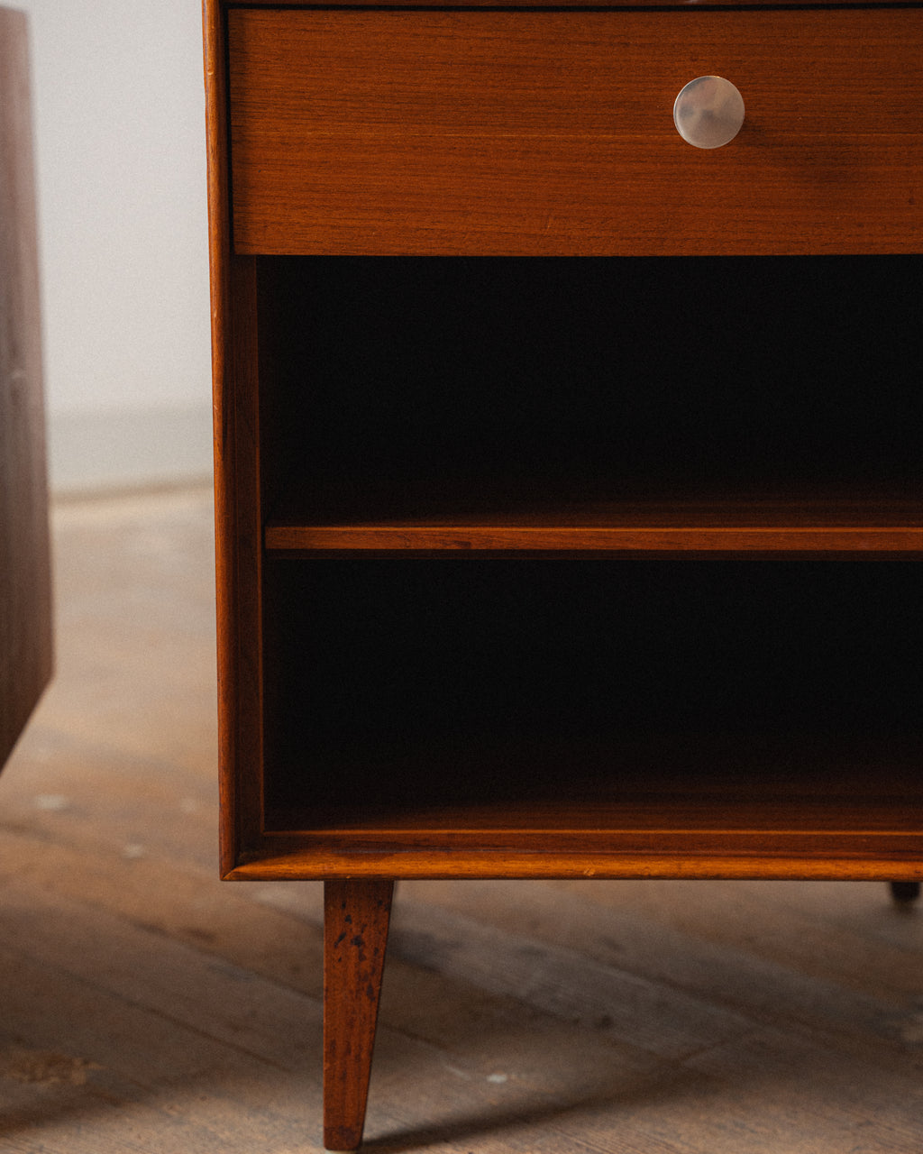 1954 Pair of George Nelson Thin Edge Bedside Tables for Herman Miler