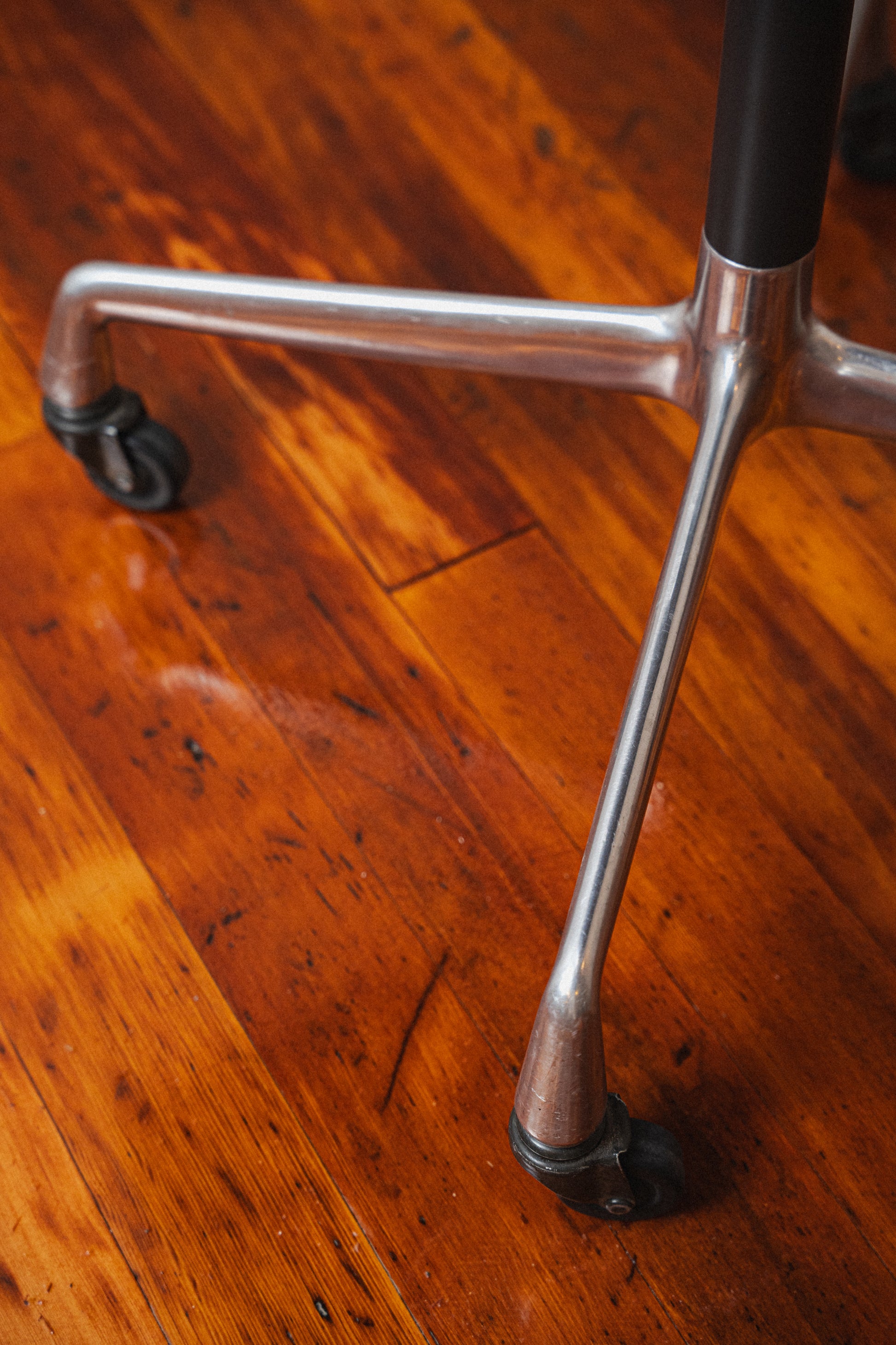 Eames Herman Miller Square Rolling Side Table