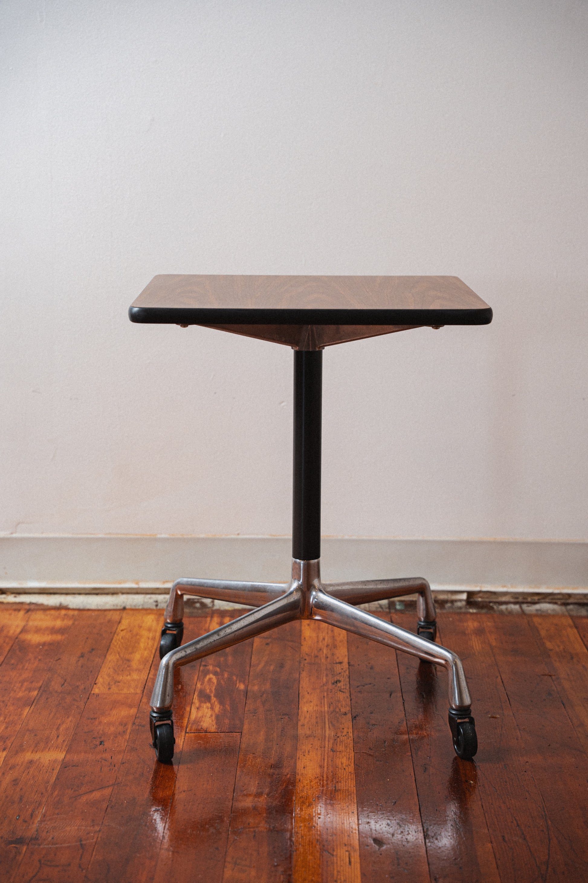 Eames Herman Miller Square Rolling Side Table