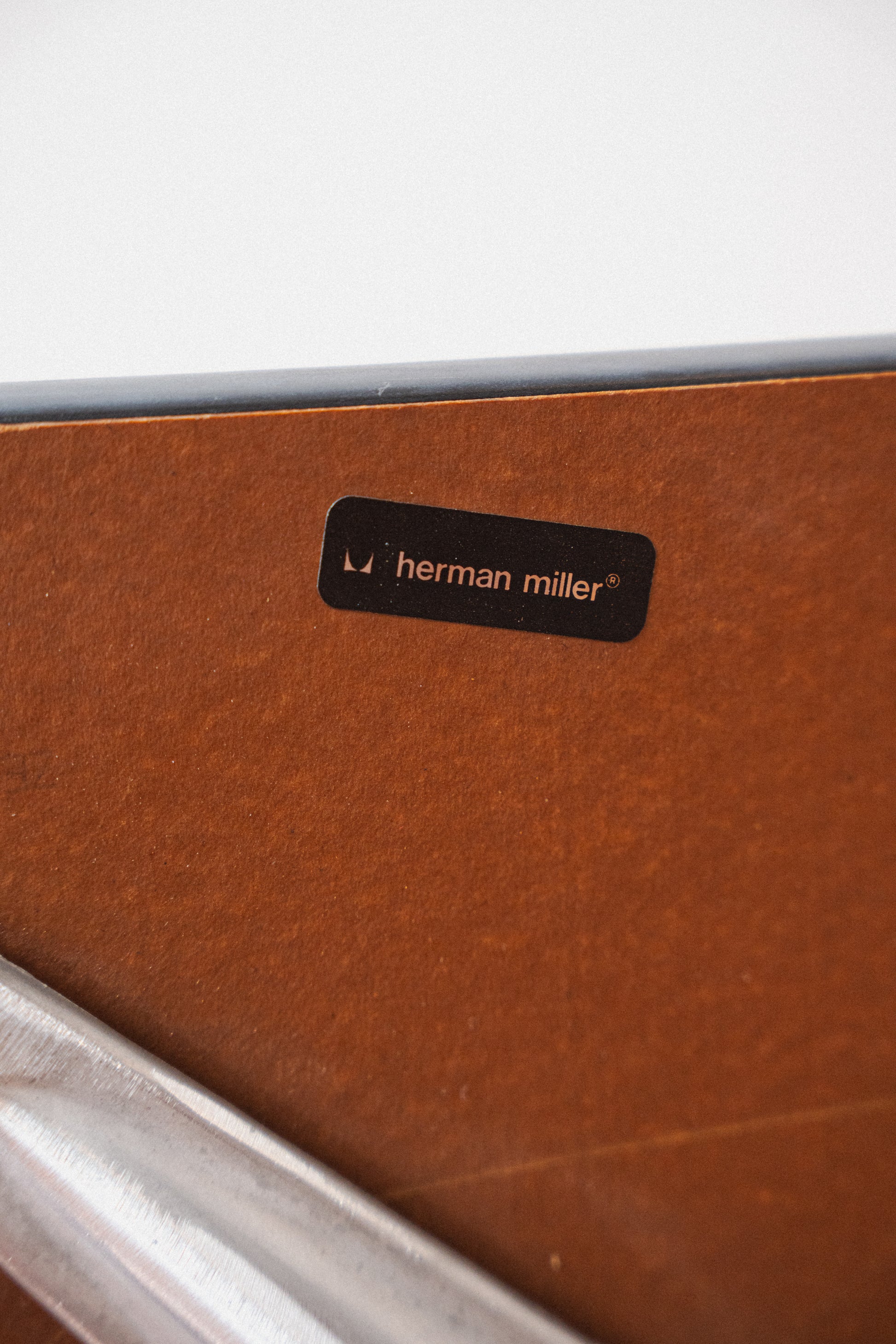 Eames Herman Miller Square Rolling Side Table
