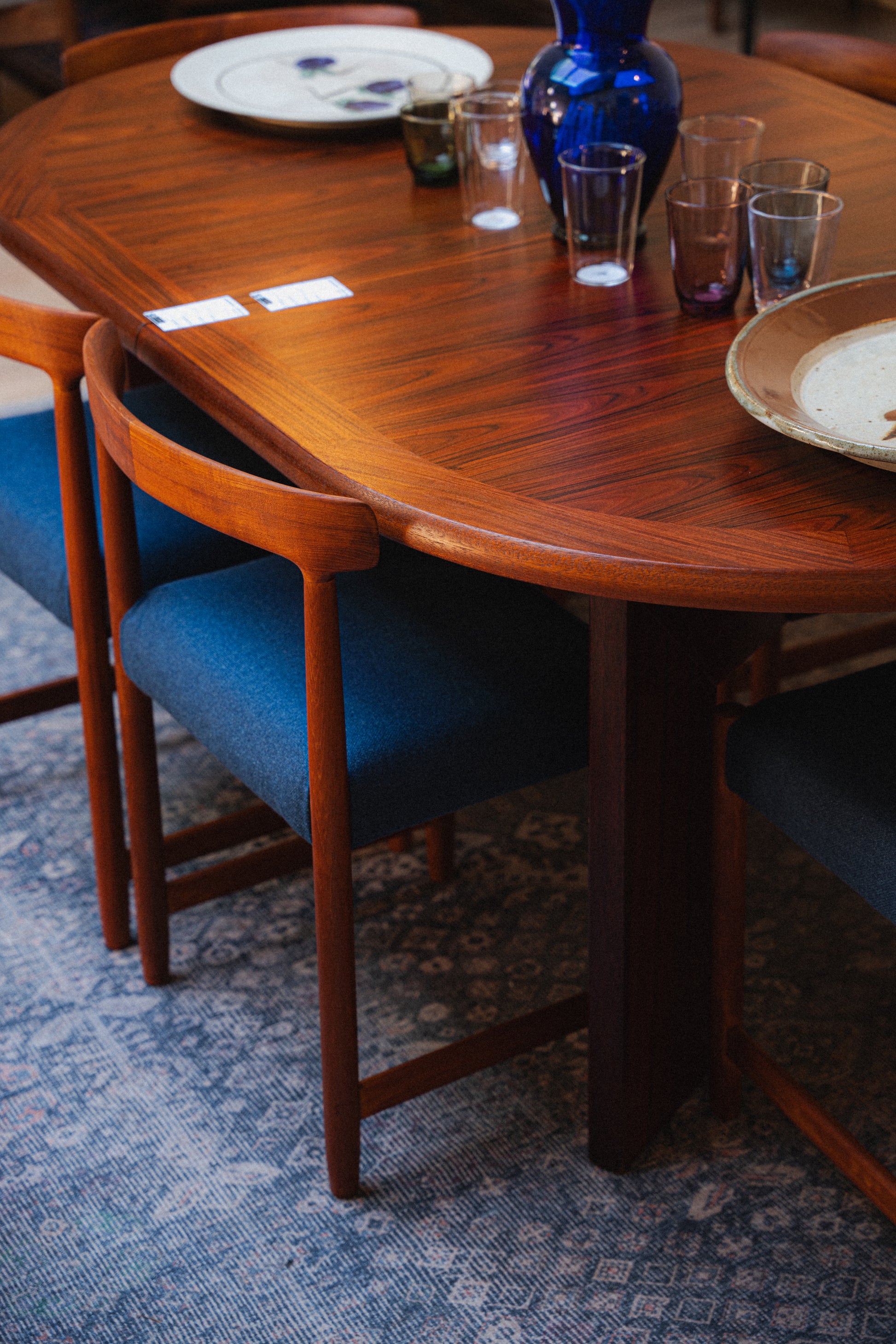 Rosewood Dining Table w/ Leaves by Skovby