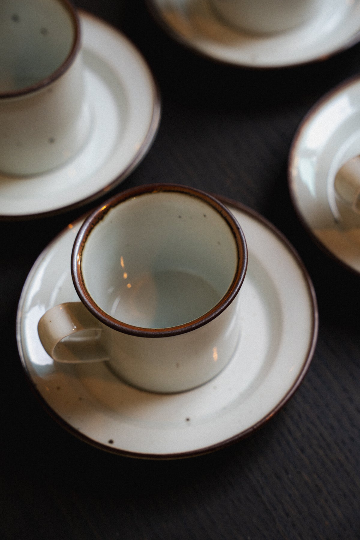 1970s Miels Rafsgaard for Dansk "Brown Mist" Stoneware Set