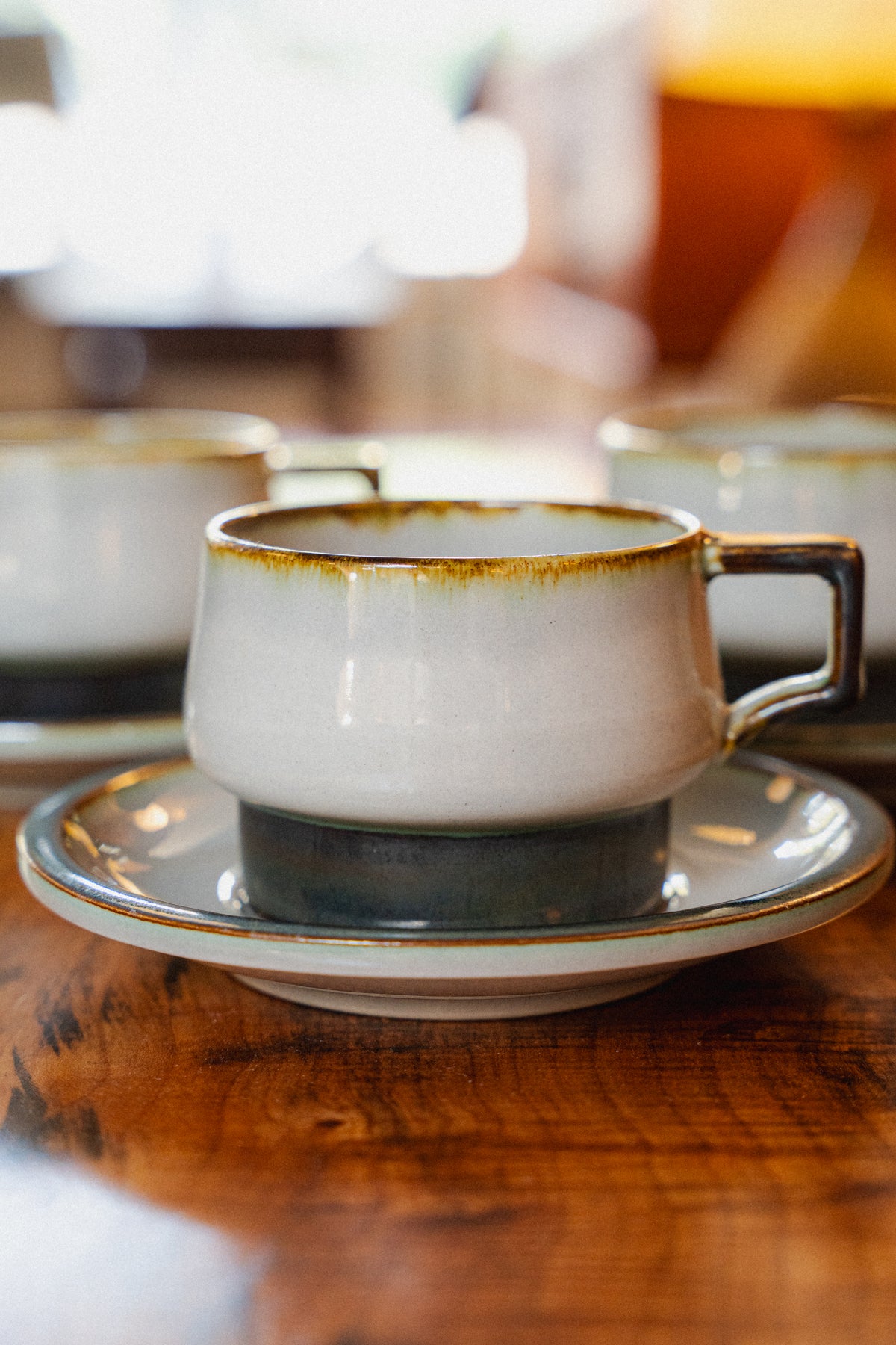 1970s "Tema" Stoneware Set by Jens Quistgaard for Bing + Grøndahl Denmark