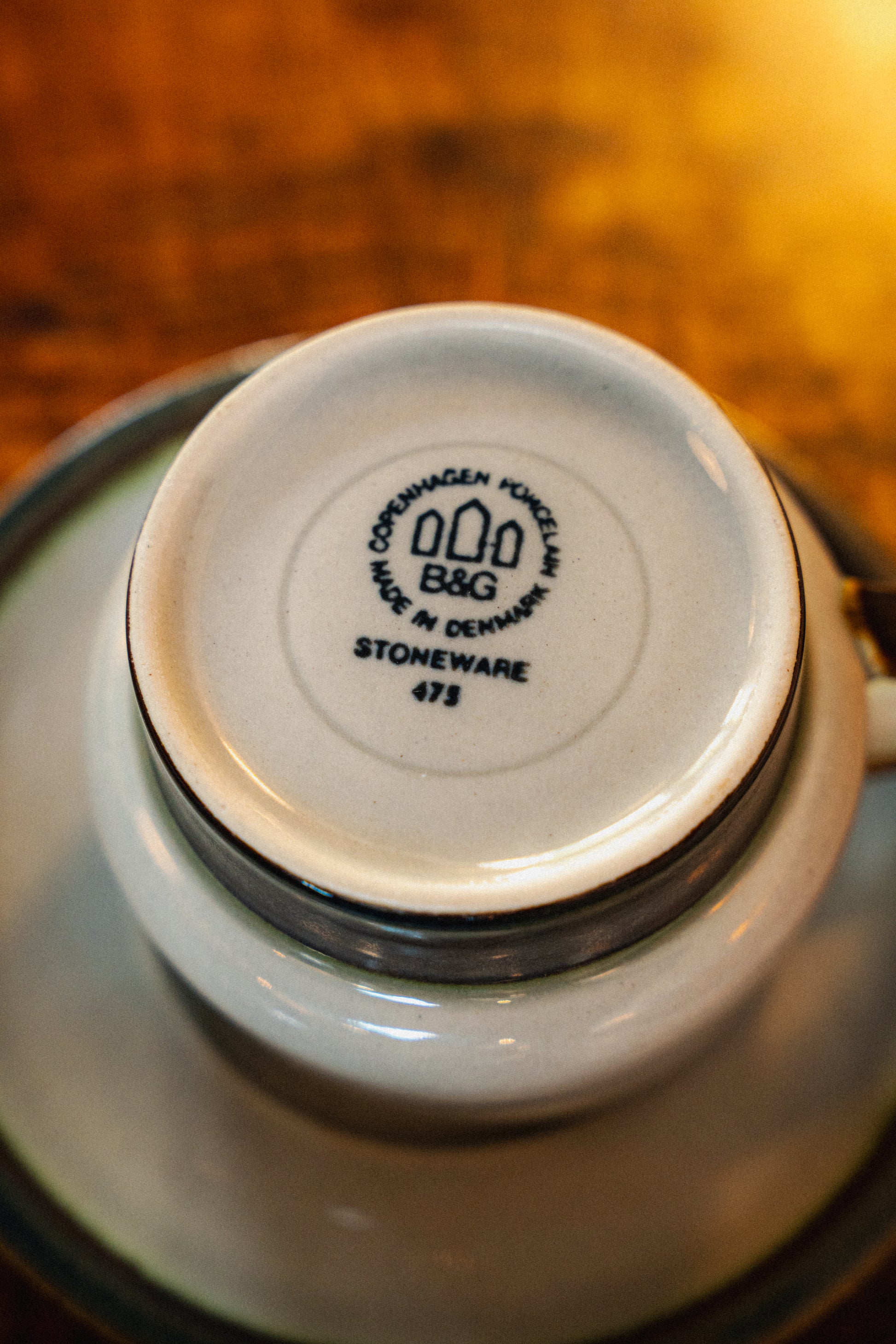 1970s "Tema" Stoneware Set by Jens Quistgaard for Bing + Grøndahl Denmark