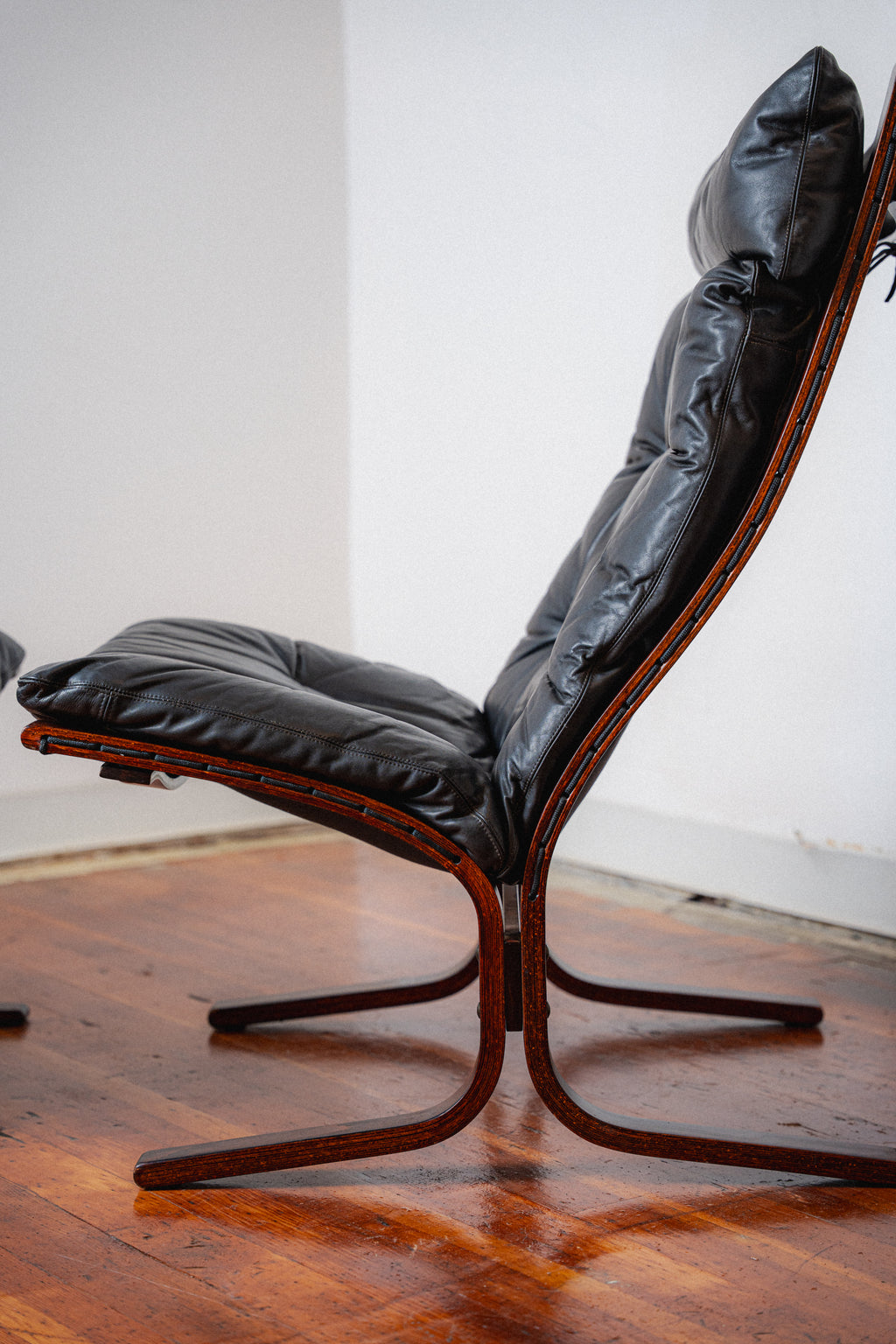 Black & Rosewood Siesta Chair by Ingmar Relling for Westnofa