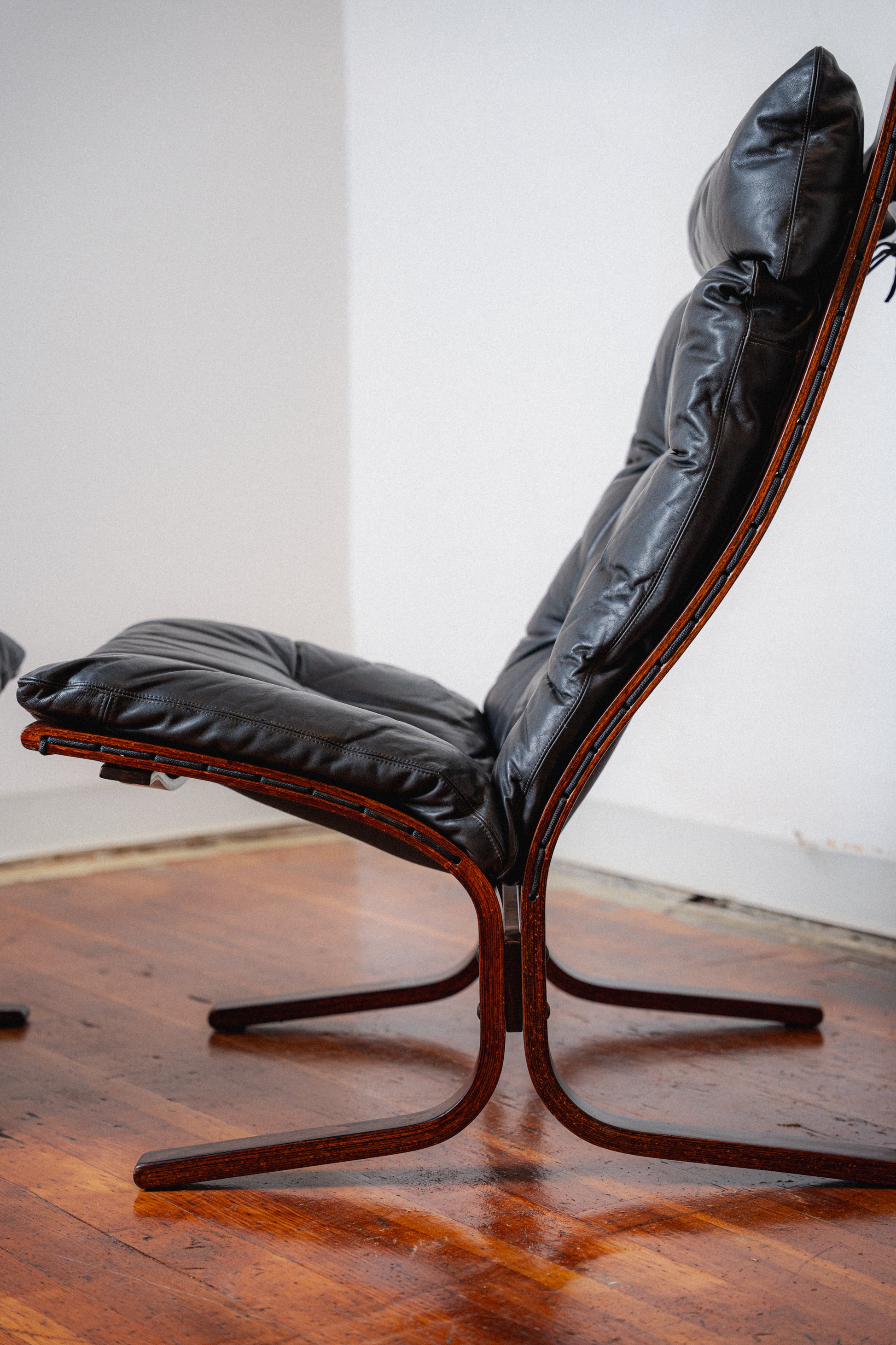 Black & Rosewood Siesta Chair by Ingmar Relling for Westnofa