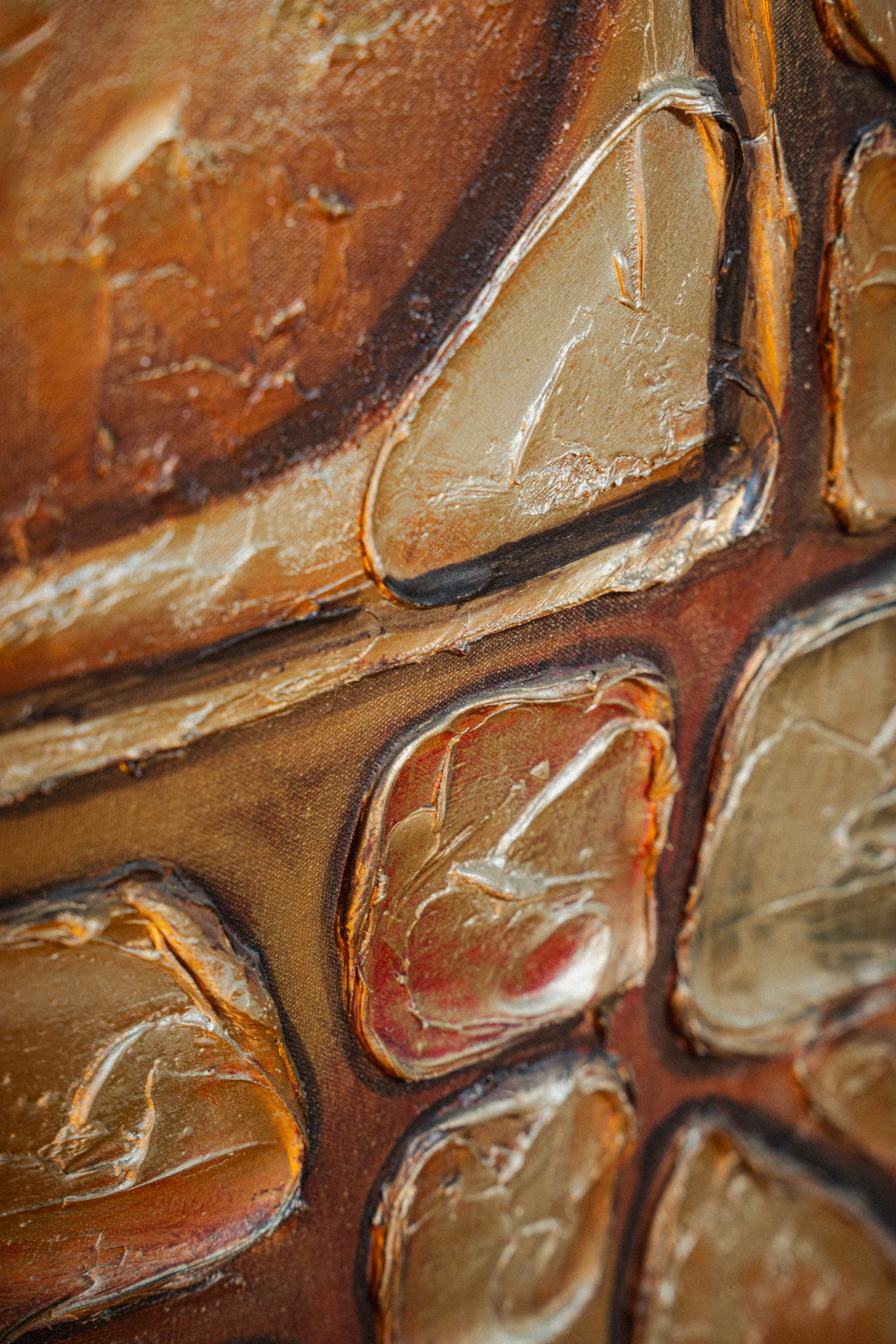Vintage Abstract Oil Painting by Macmillan