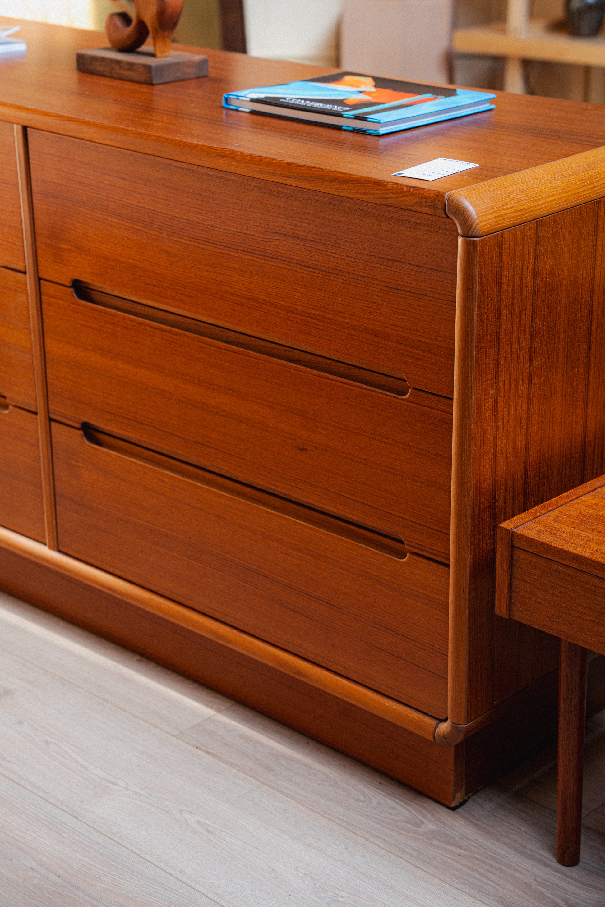 Teak 9-Drawer Dresser by Sun Cabinet Co.