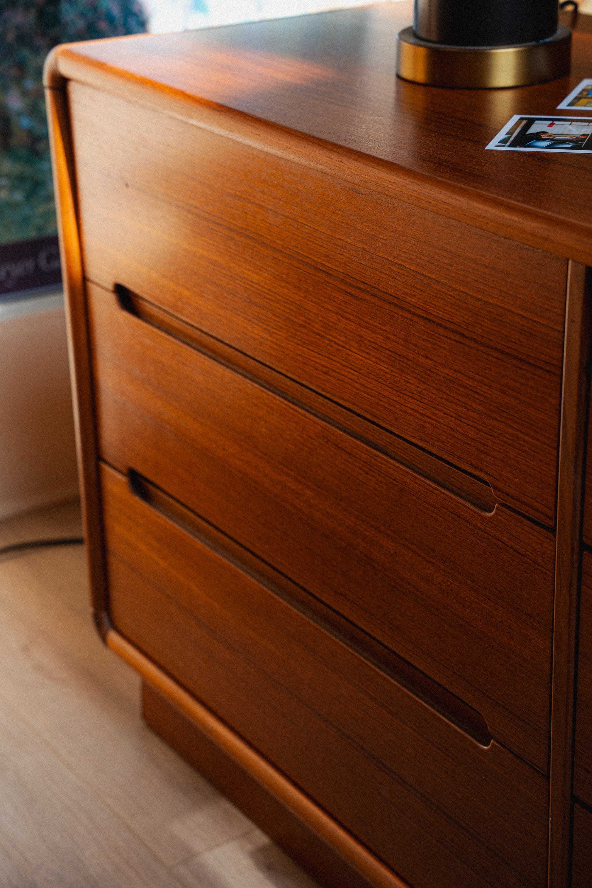 Teak 9-Drawer Dresser by Sun Cabinet Co.