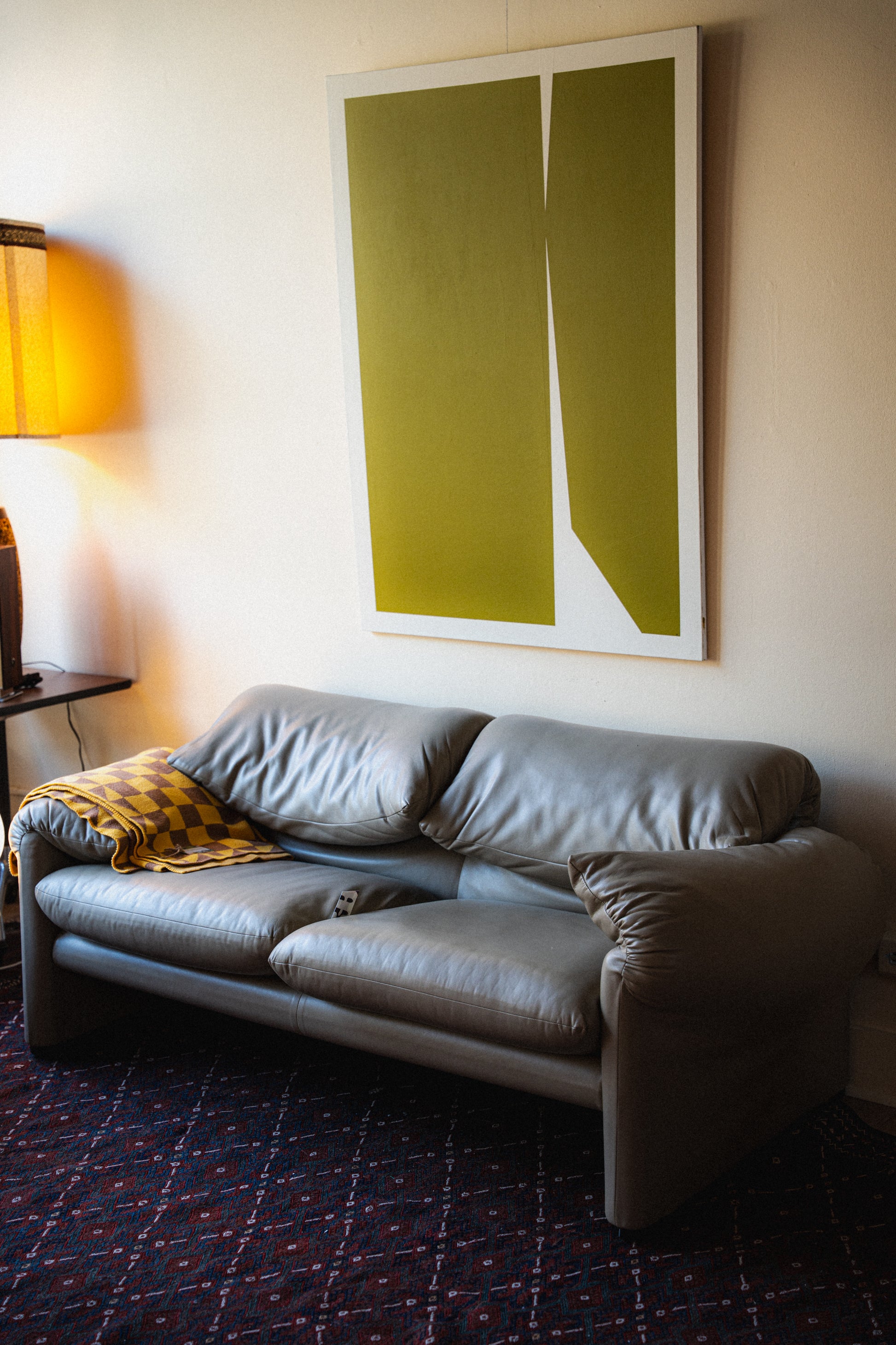 Maralunga Sofa by Vico Magistretti for Cassina