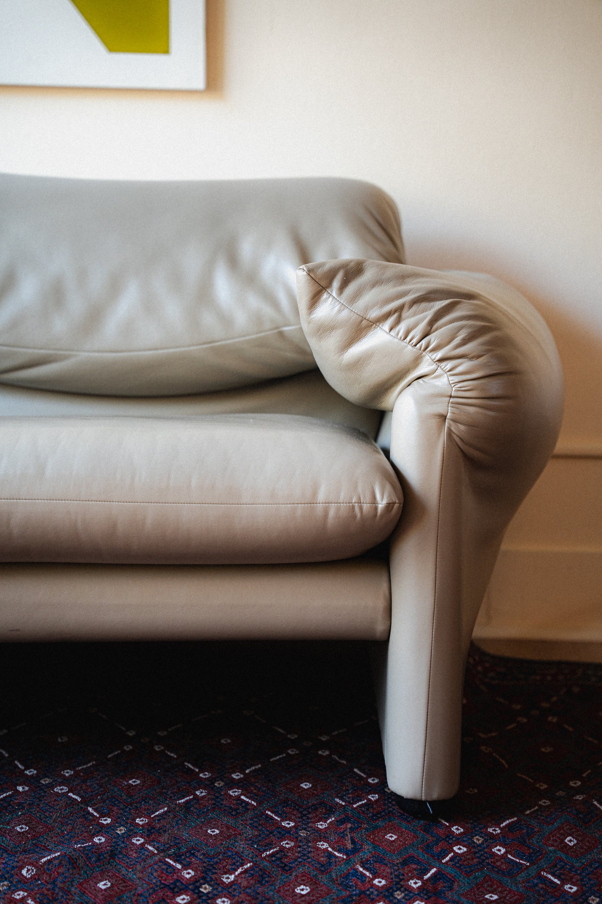 Maralunga Sofa by Vico Magistretti for Cassina