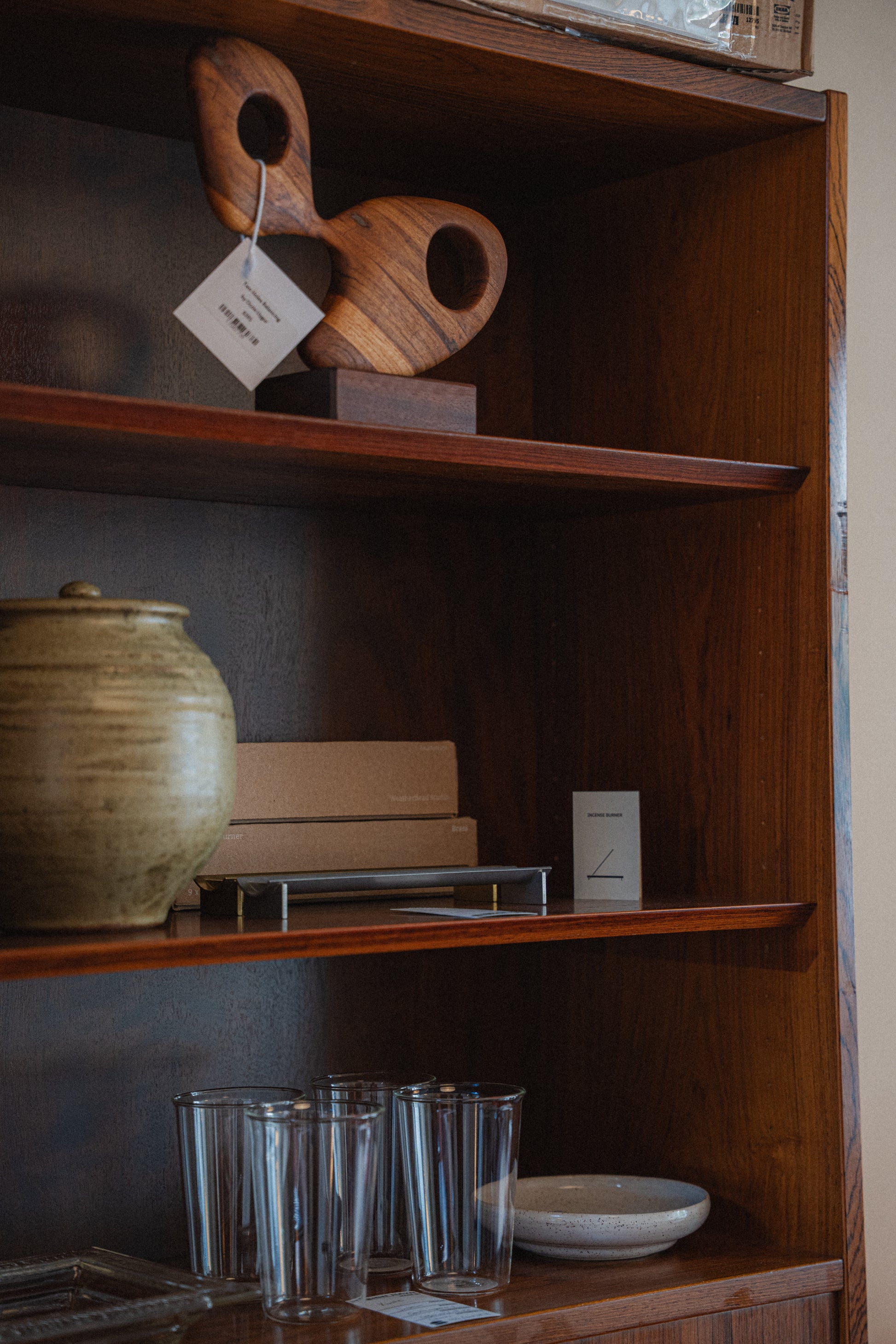 Rosewood Secretary Cabinet by Poul Hundevad