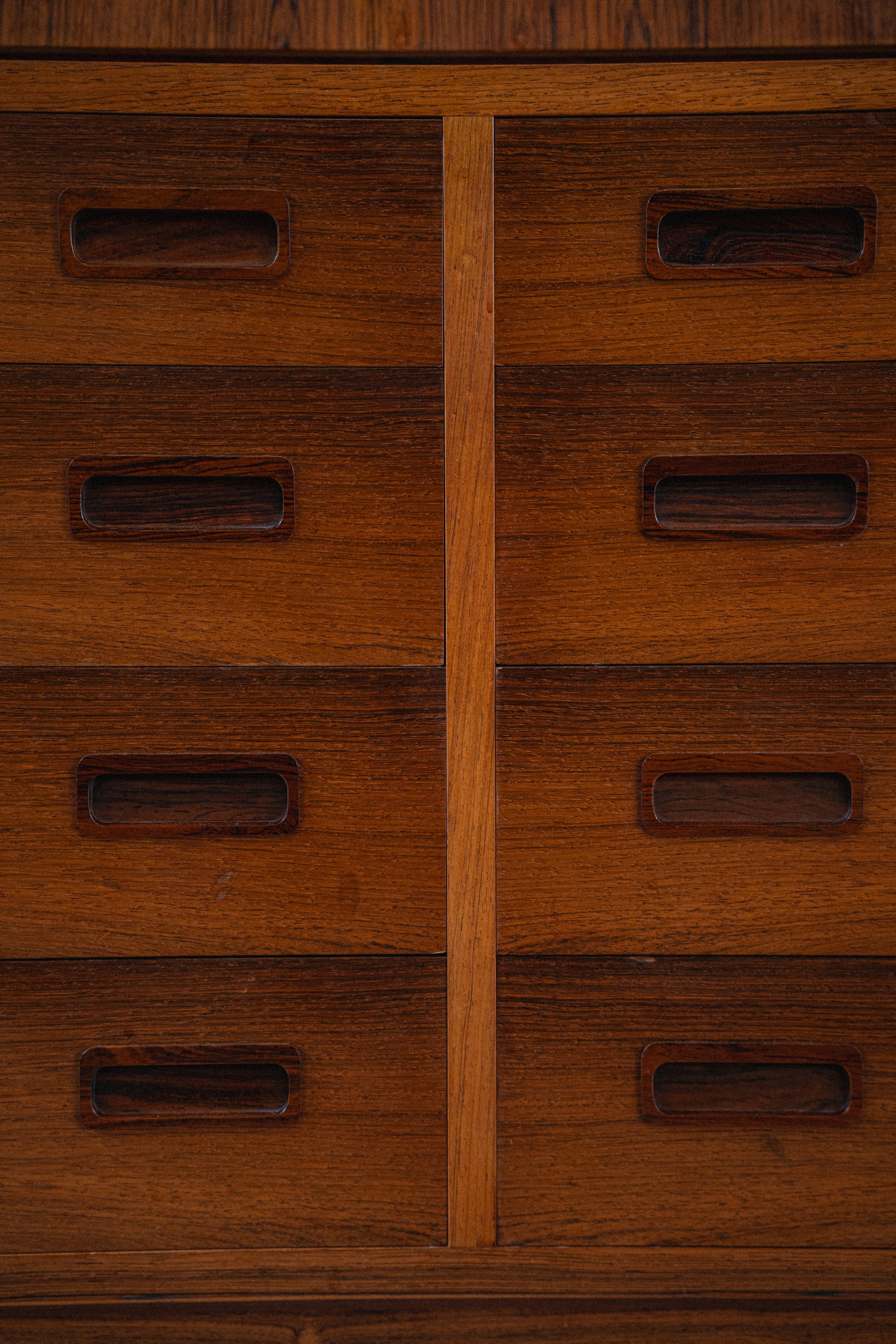 Rosewood Secretary Cabinet by Poul Hundevad
