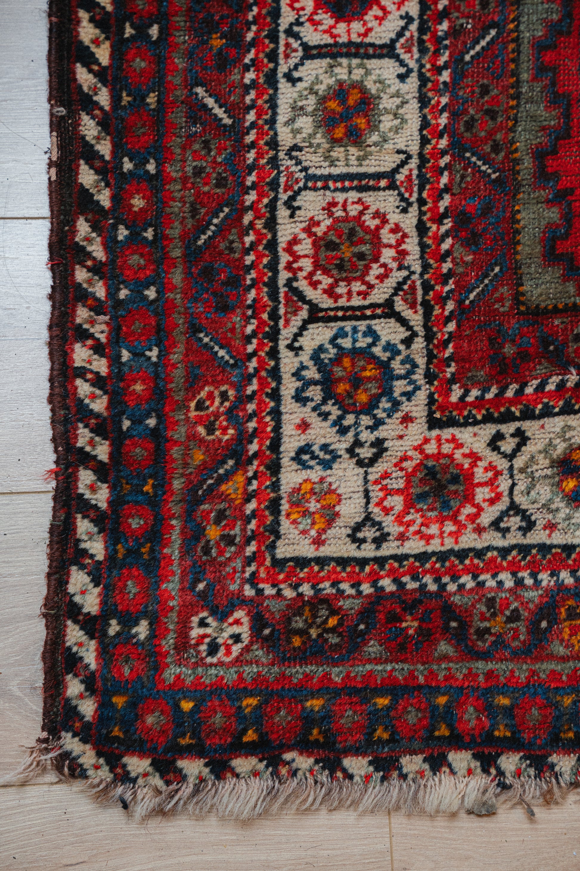 Antique Khamseh Rug 6.5 x 10'
