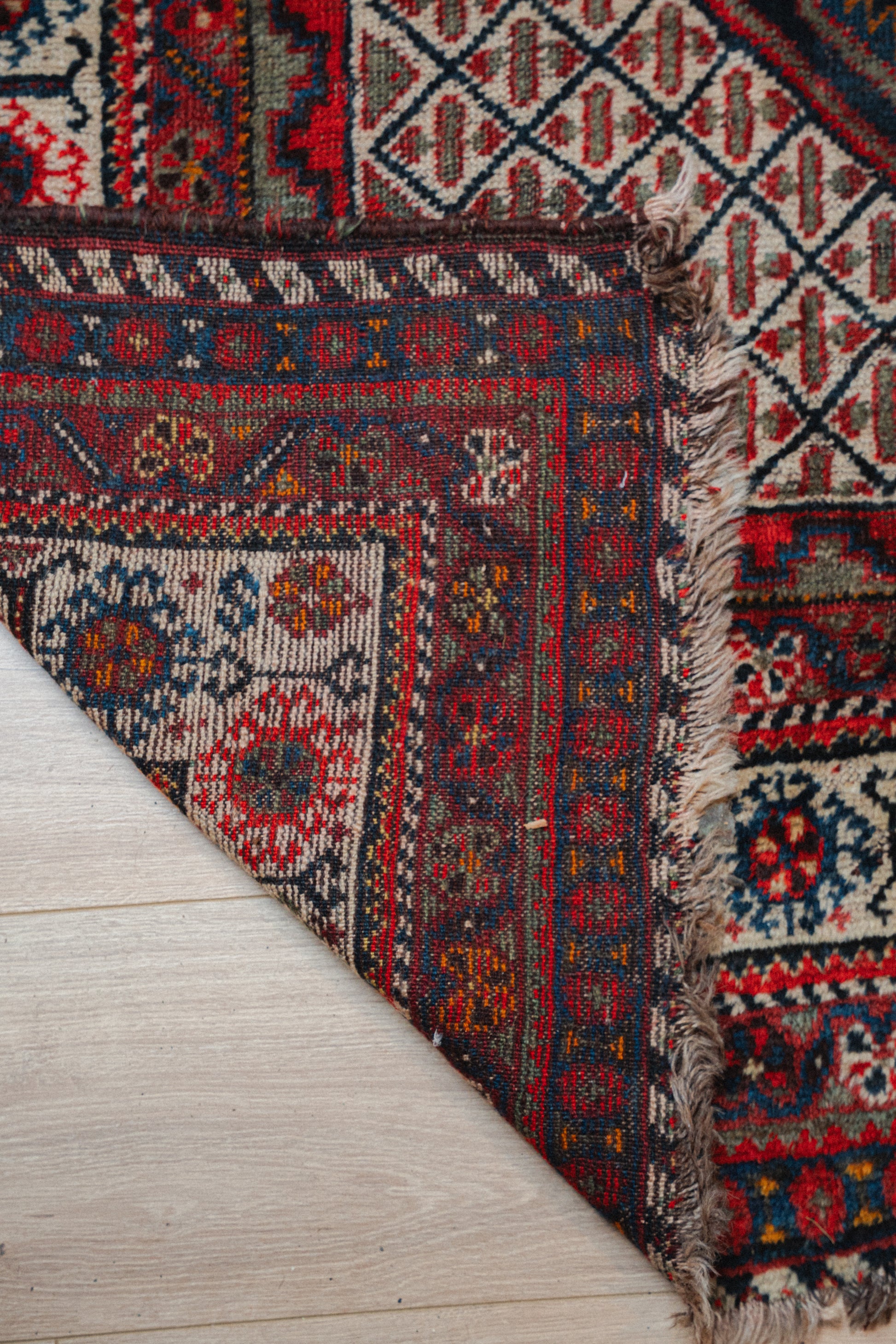 Antique Khamseh Rug 6.5 x 10'