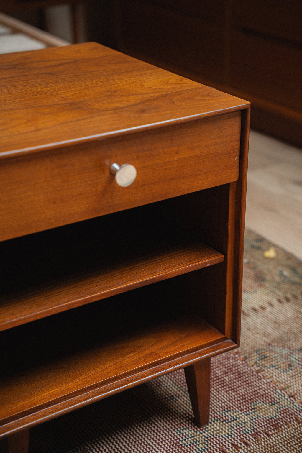 1954 Pair of George Nelson Thin Edge Bedside Tables for Herman Miller