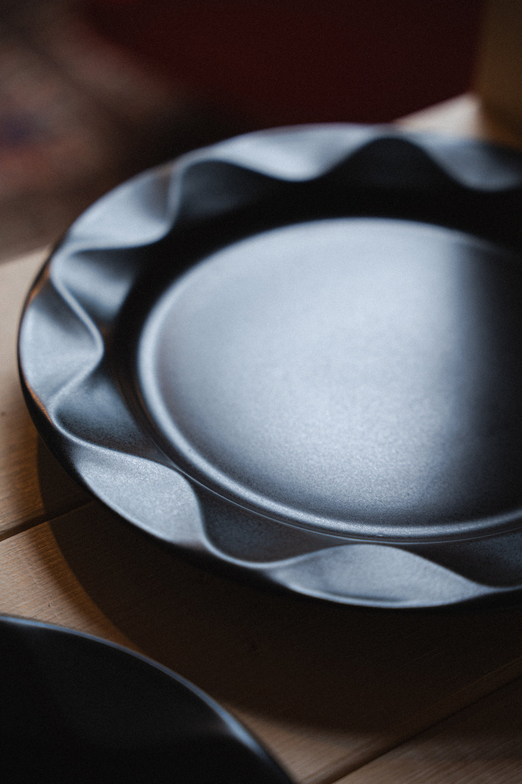 Dansk ‘Origami’ Polished Stoneware Plates (Set of 3)