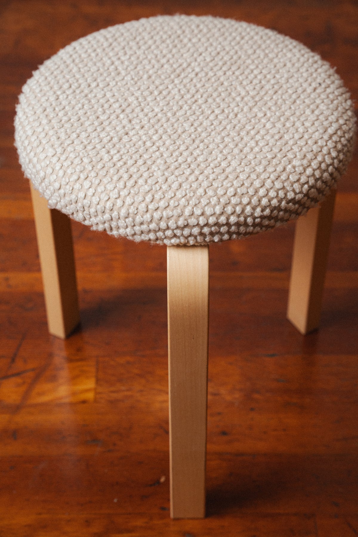 'Stool 60' Maraham Edition in 'Huddle' Textile by Alvar Aalto for Artek