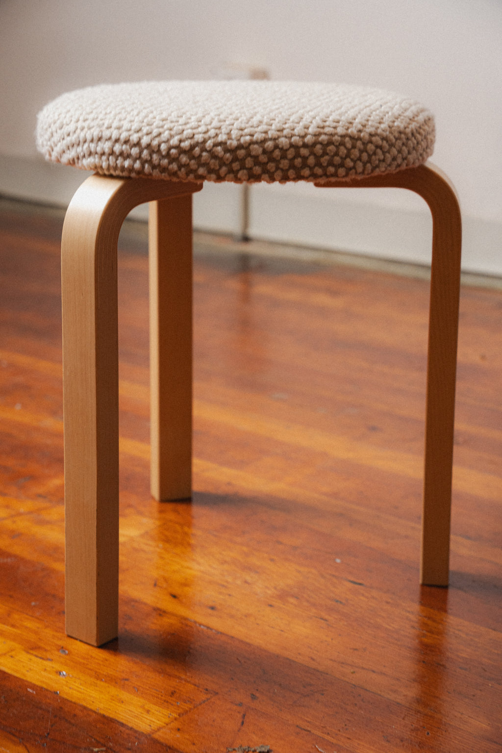 'Stool 60' Maraham Edition in 'Huddle' Textile by Alvar Aalto for Artek