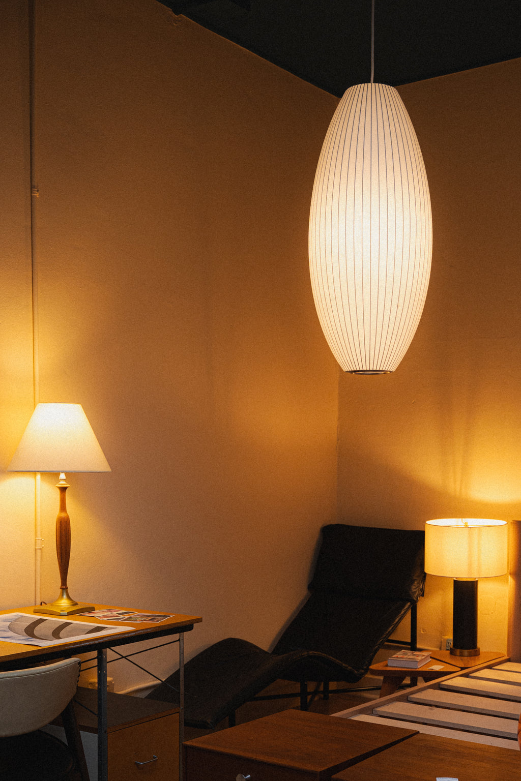 George Nelson Bubble "Cigar" Pendant - Modernica (Large)