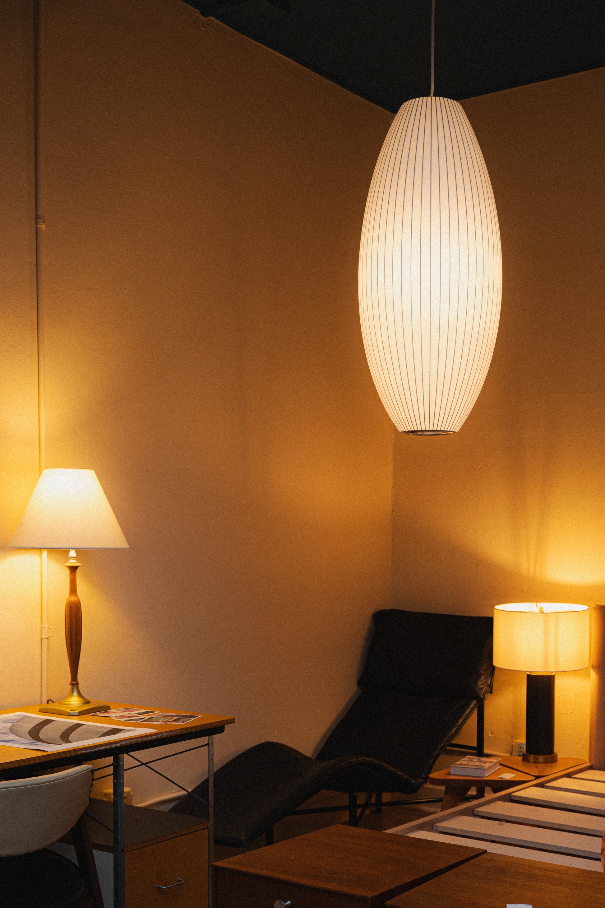 George Nelson Bubble "Cigar" Pendant - Modernica (Large)