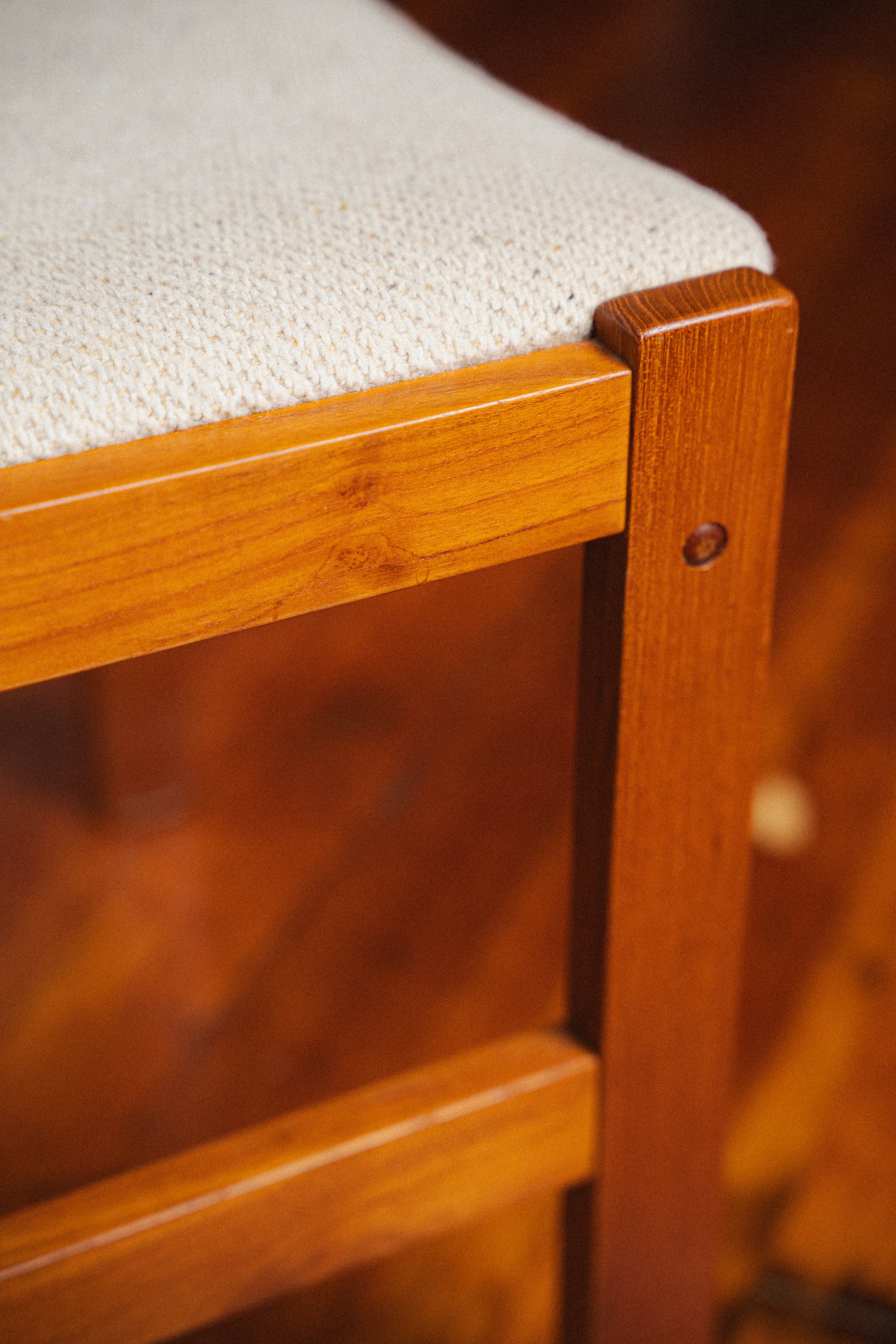 Set of 4 Teak Dining Chairs by Sun Furniture Co.