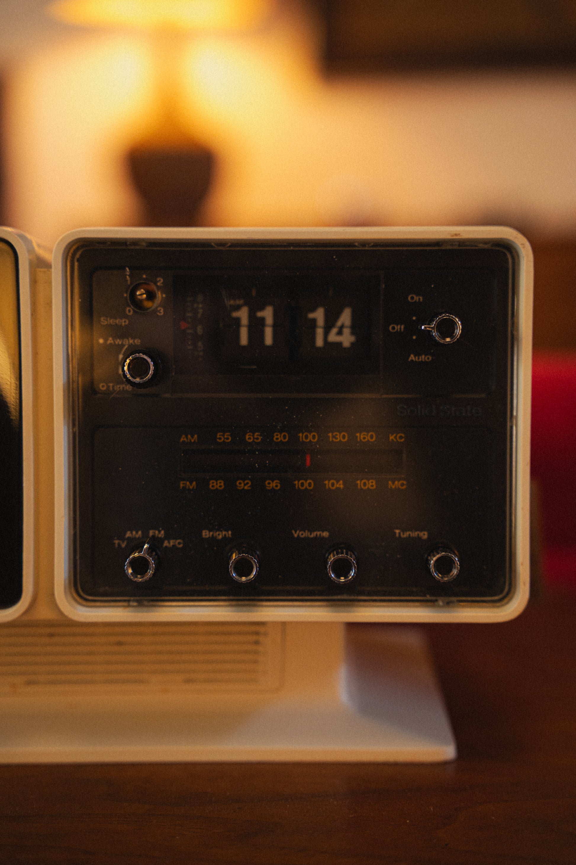 Vintage RCA Flip-Clock Television