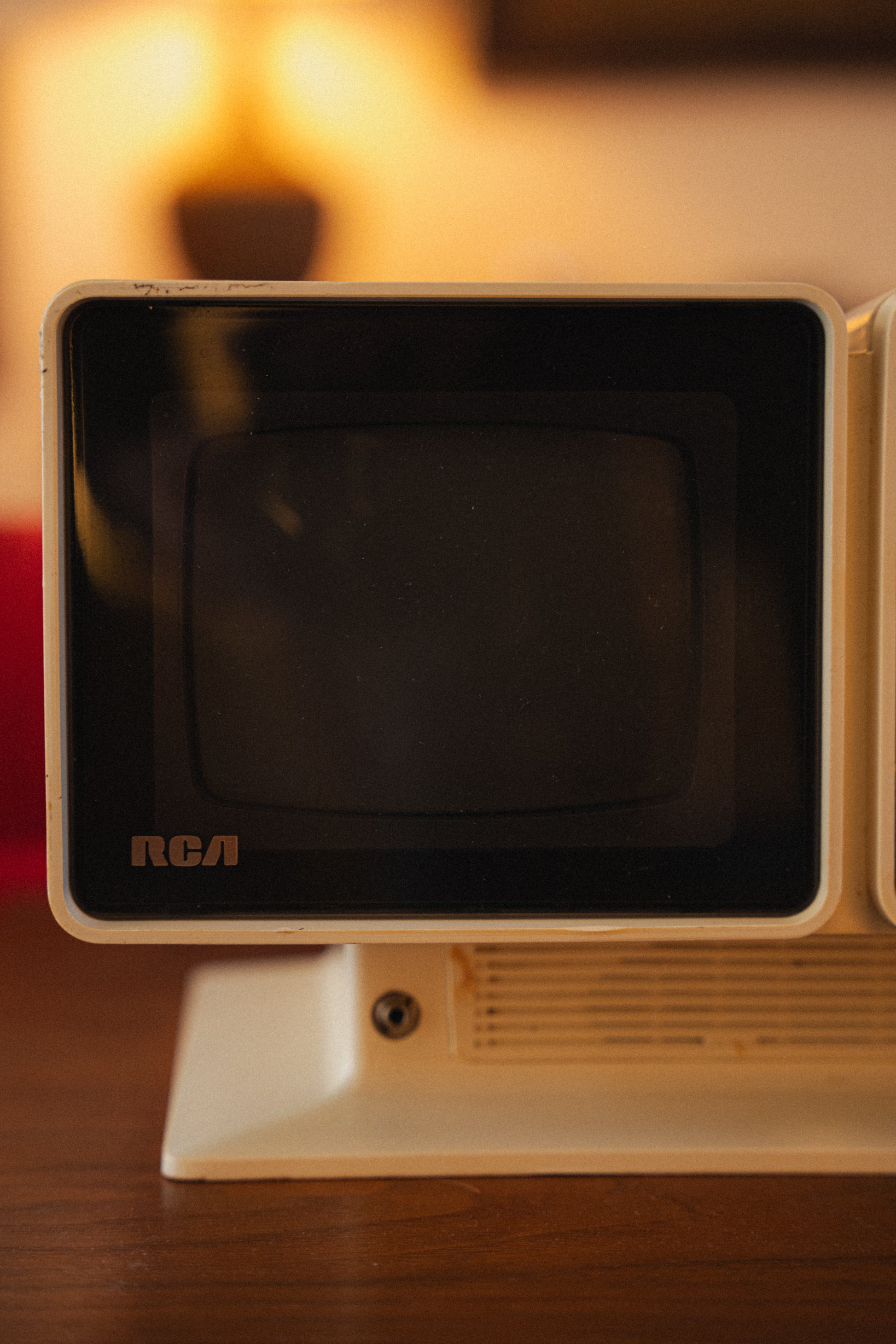 Vintage RCA Flip-Clock Television