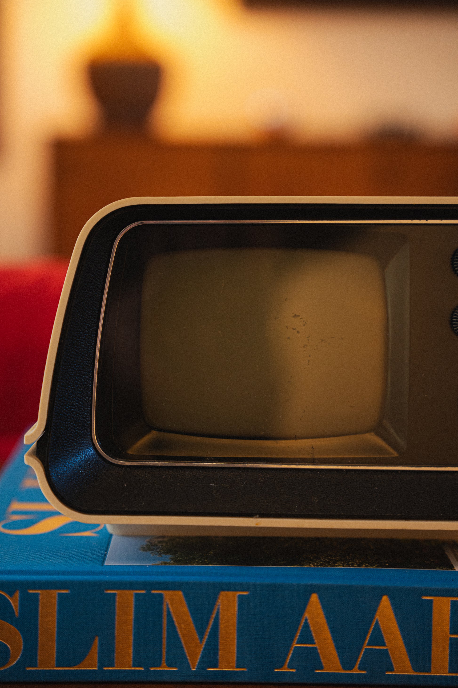 Vintage General Electric Flip-Clock Television