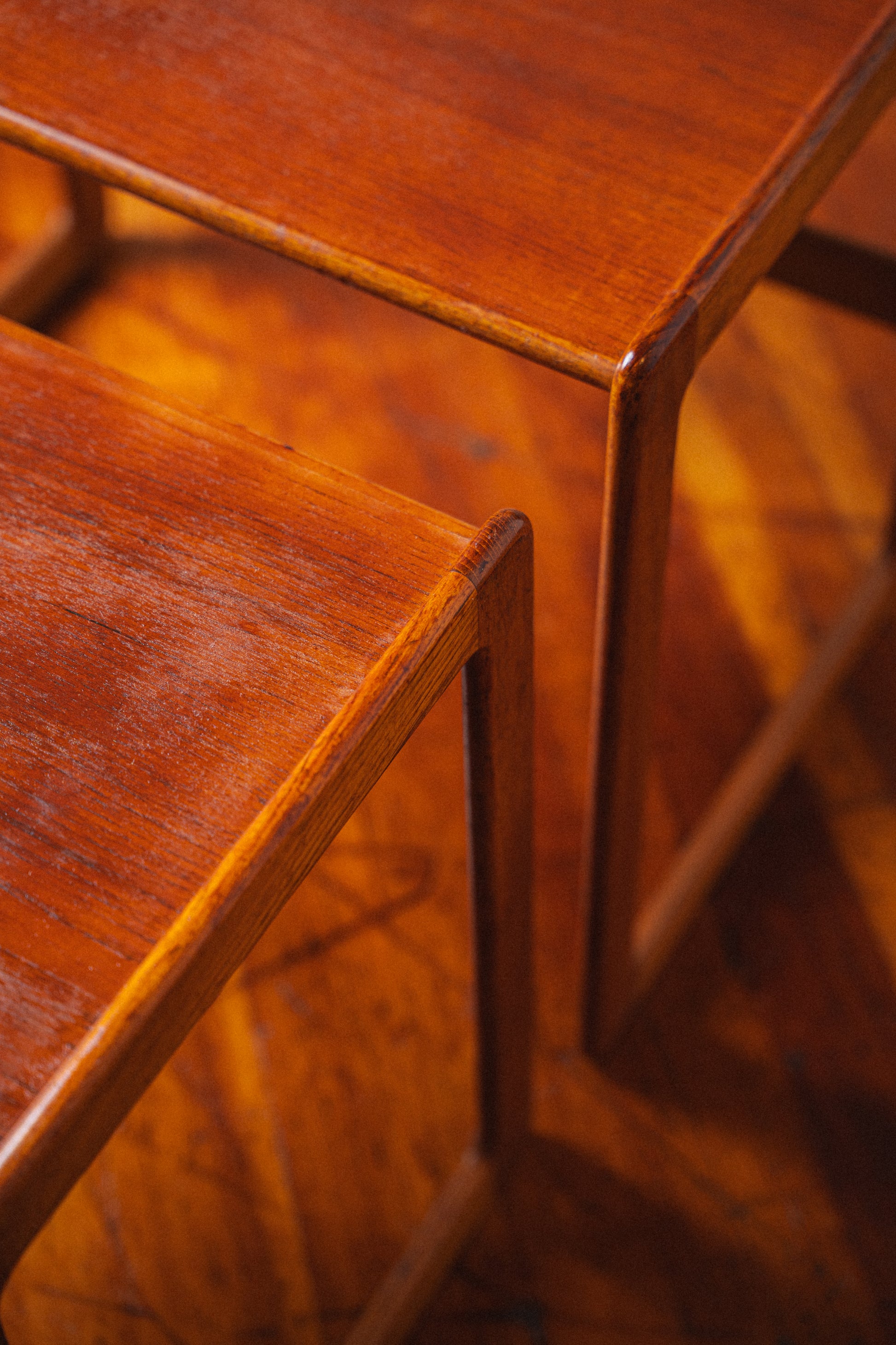 Nesting Teak Side Tables