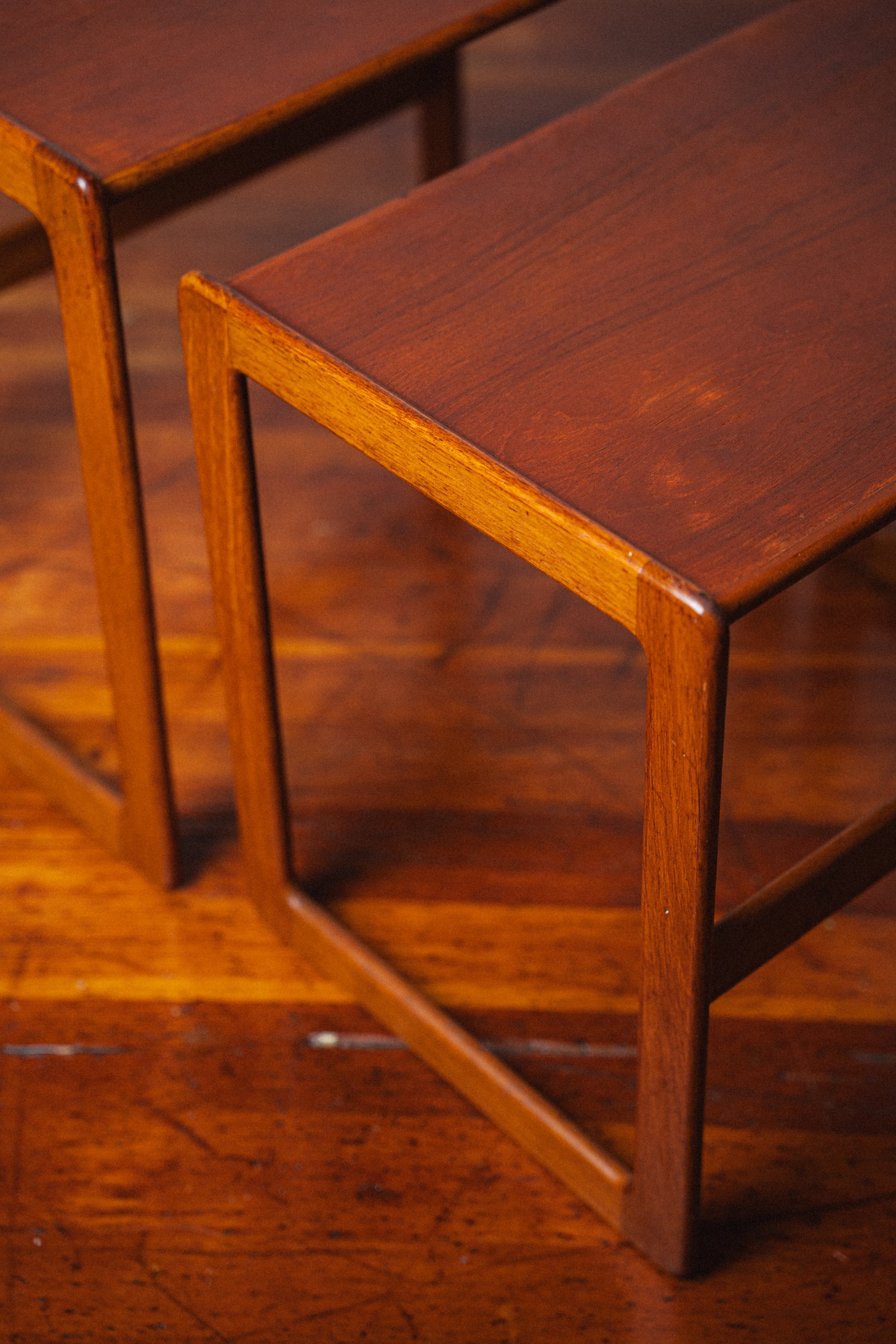 Nesting Teak Side Tables